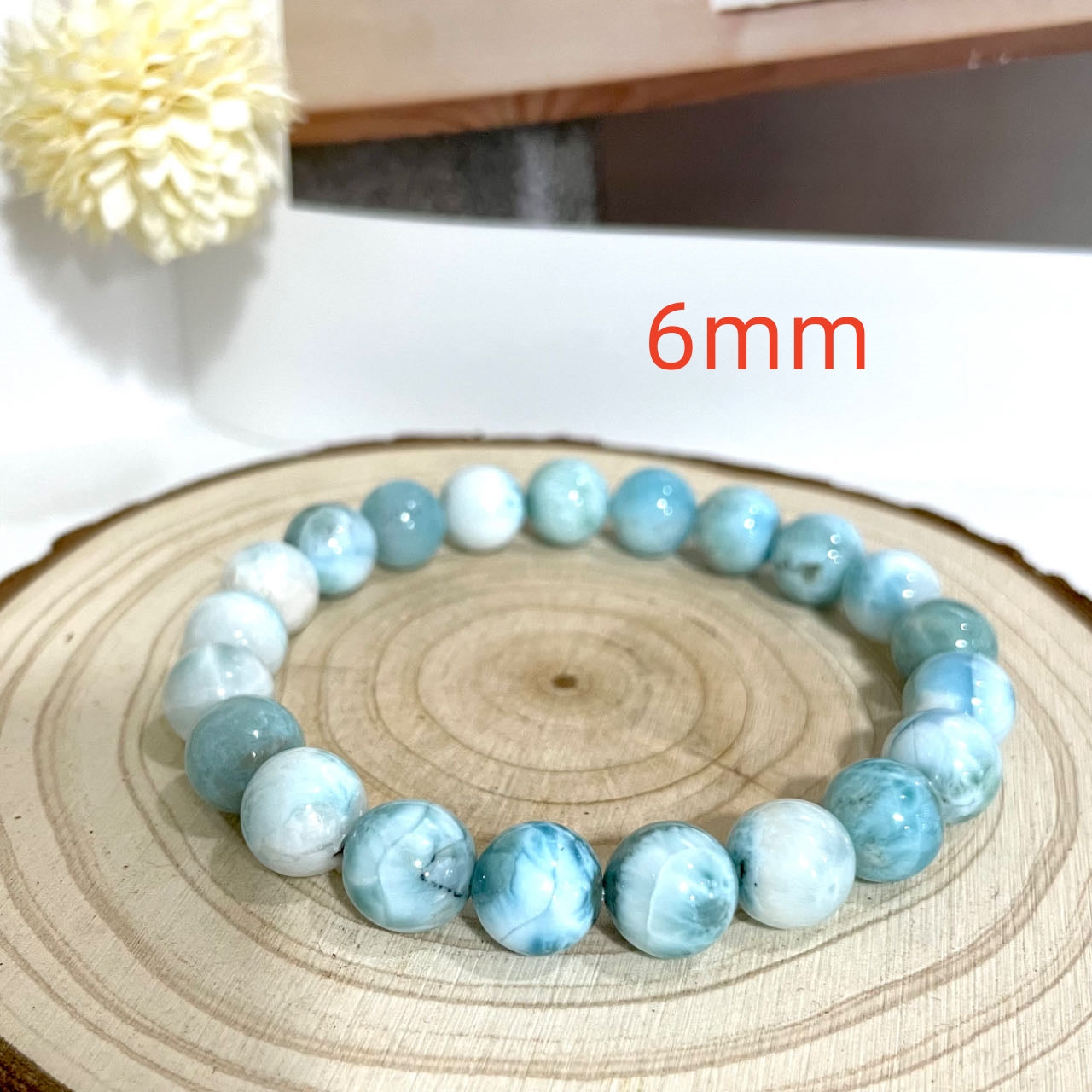 Larimar Bracelet 6mm 7mm 8mm 9mm 10mm Energy Healing Crystals Jewelry for Women DIY Bracelet From IG Crystal