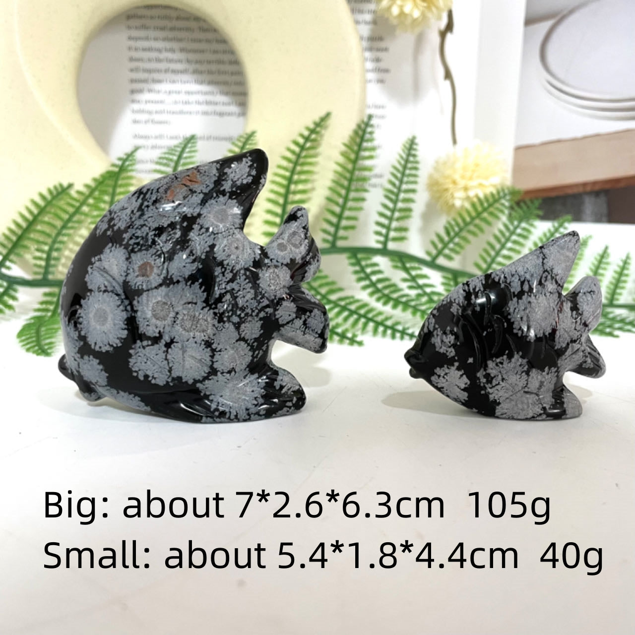 Snow Flake Obsidian Animals Crystal Turtle Dog Rabbit Frog Dolphin Fish Shark Bird Crocodile Owl Seal Healing Stone From IG Crystal
