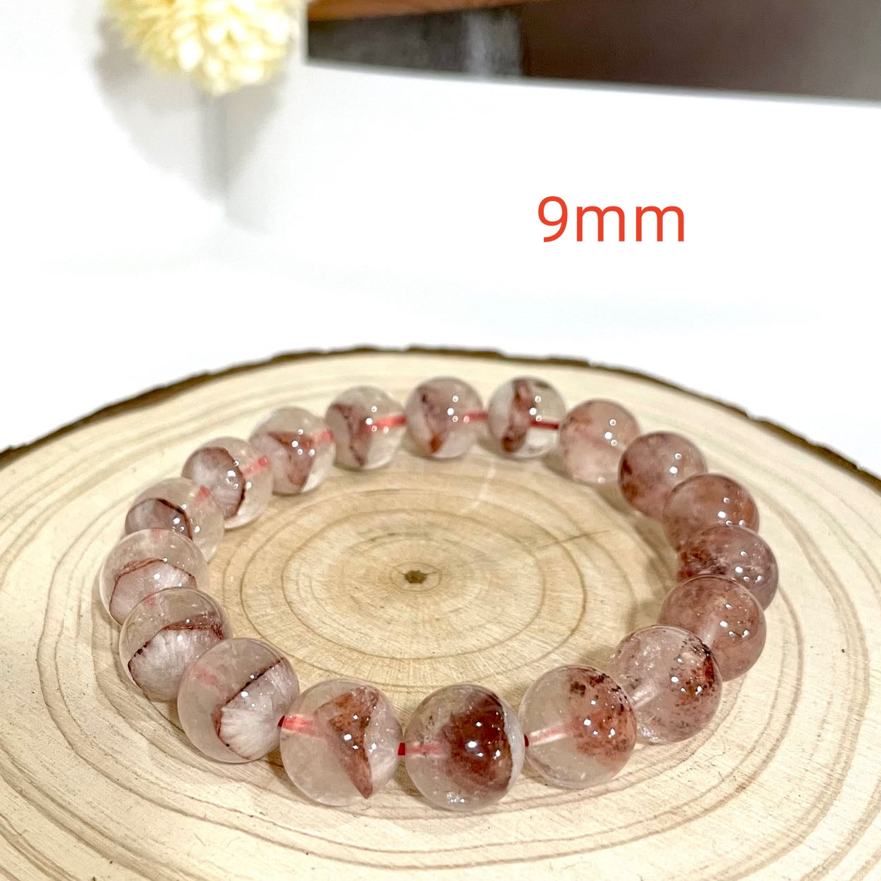 Red Pyramid Bracelet 9~13mm Energy Healing Crystals Jewelry for Women DIY Bracelet From IG Crystal