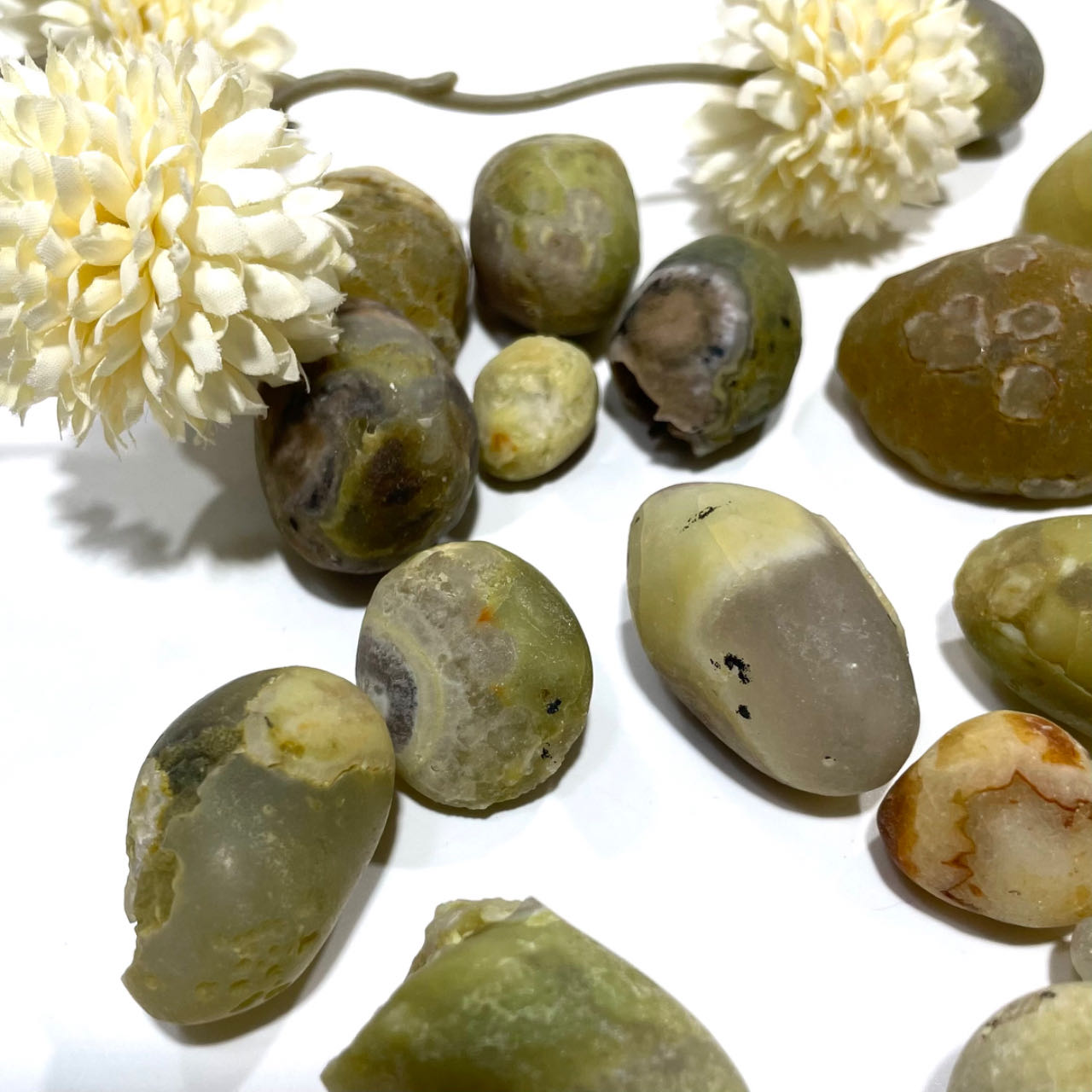 400g Sky Eye Agate Irregular Healing Stone Home Decoration From IG Crystal