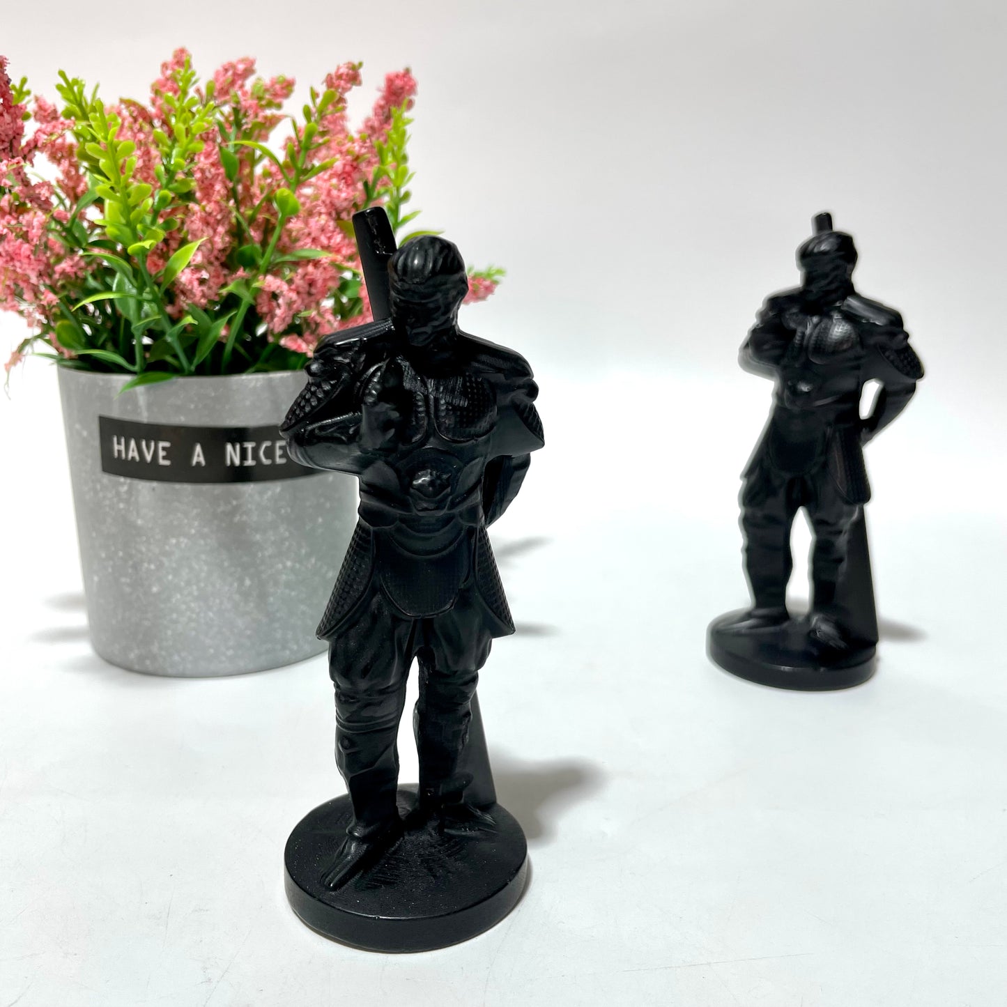 1 Count 12cm Height Black Obsidian Wukong Crystal Carving Natural Stone Gem Mining Chakra Balancing Reiki Healing Crystal Mystery Crystal Display Crystal Shopping Online Home Office Decor From IG Crystal