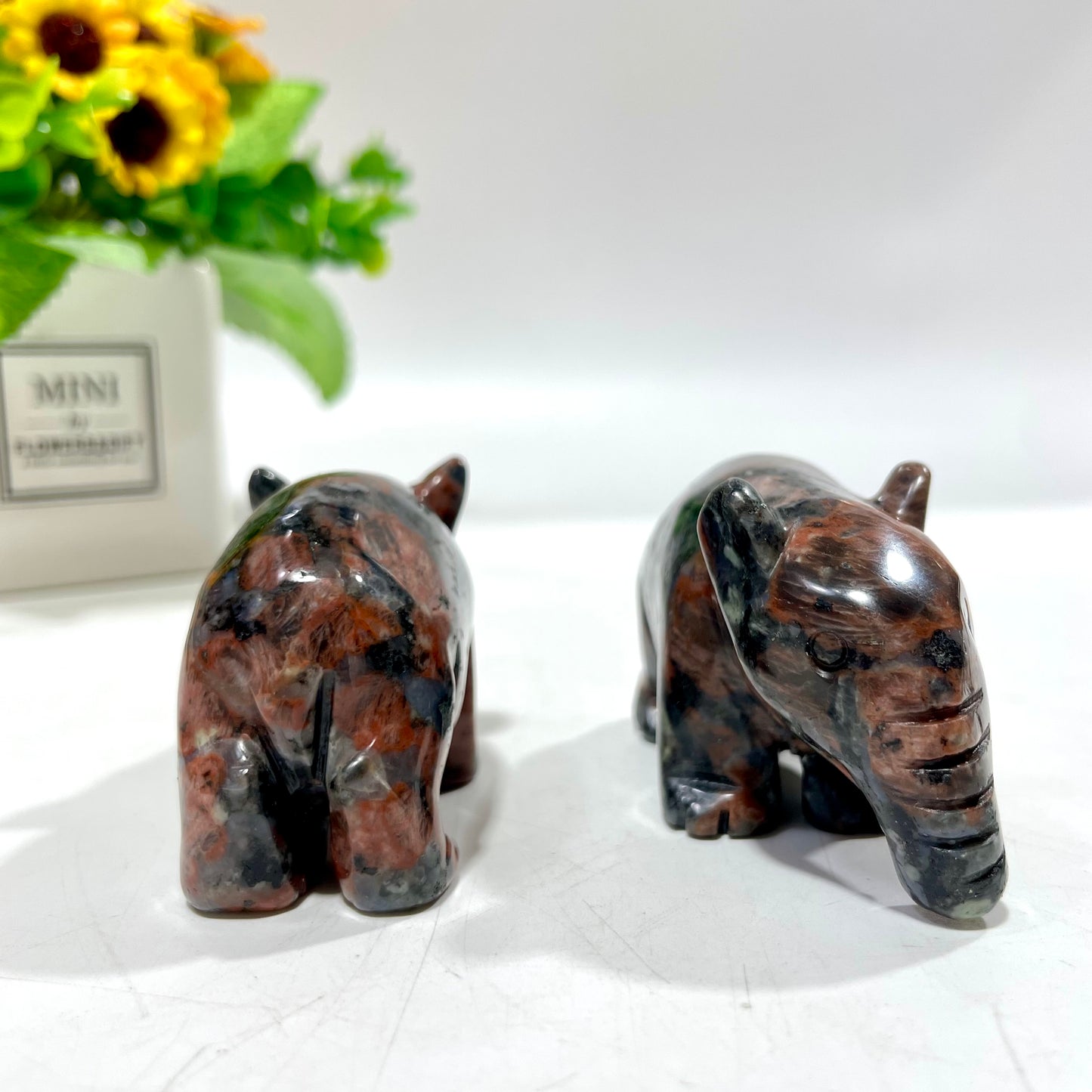 2 Counts 3 Inches Anteater Crystal Carving Green Aventurine Red Picture Jasper Healing Stones Natural Stone Chakra Balancing Reiki Home Office Decor From IG Crystal