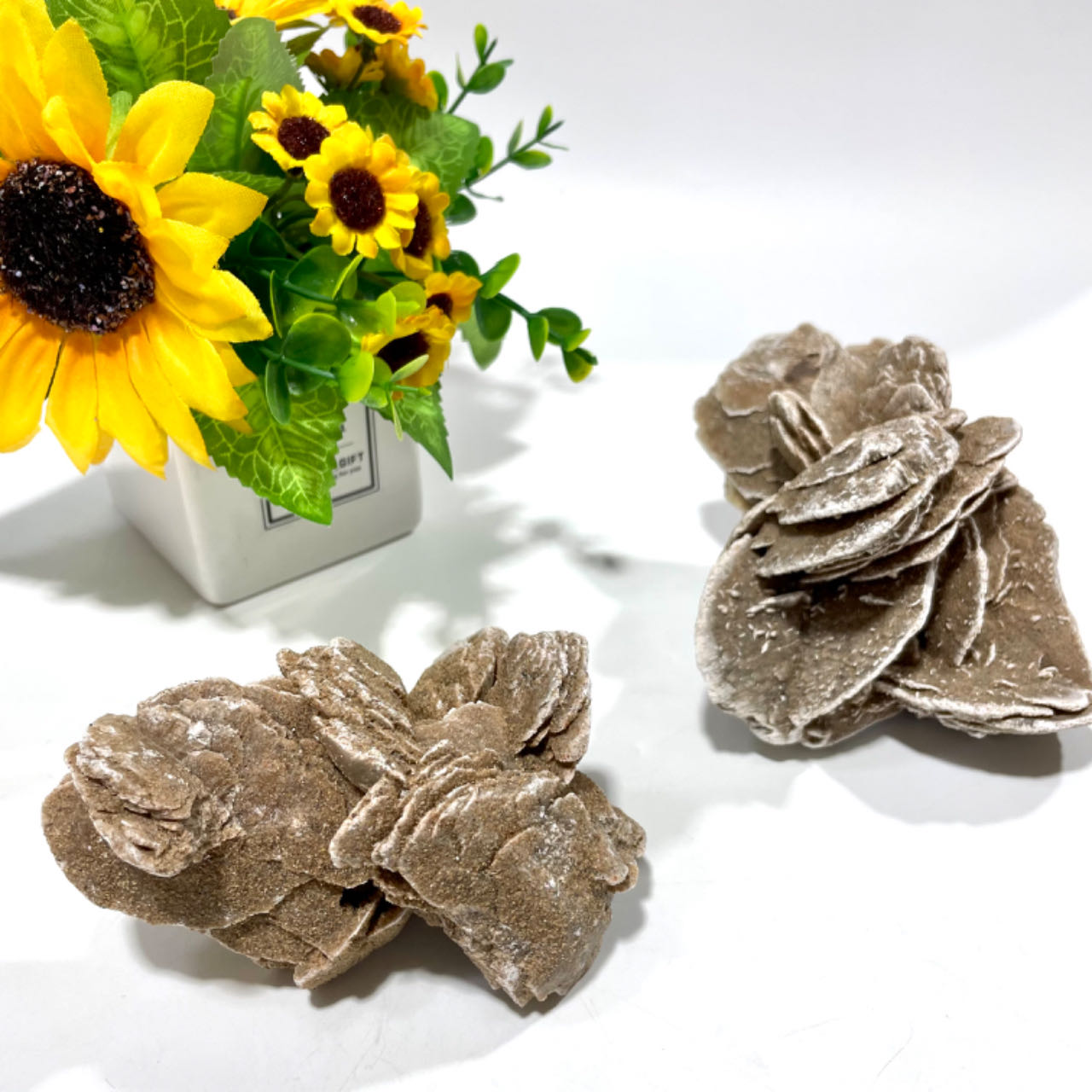 1 Count Desert Rose Cluster Natural Stone Gem Mining Chakra Balancing Reiki Healing Crystal Mystery Crystal Display Crystal Shopping Online Home Office Decor From IG Crystal