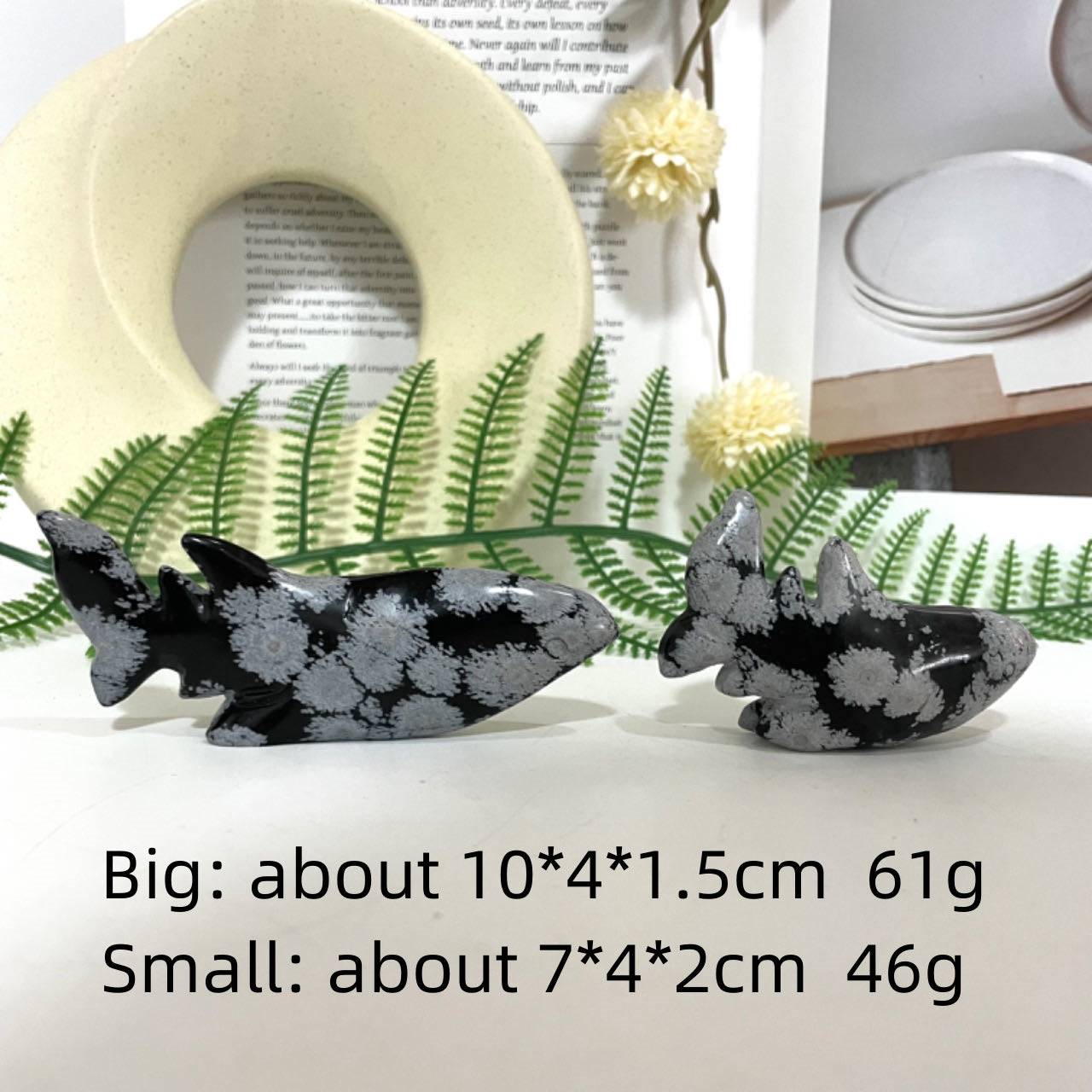 Snow Flake Obsidian Animals Crystal Turtle Dog Rabbit Frog Dolphin Fish Shark Bird Crocodile Owl Seal Healing Stone From IG Crystal