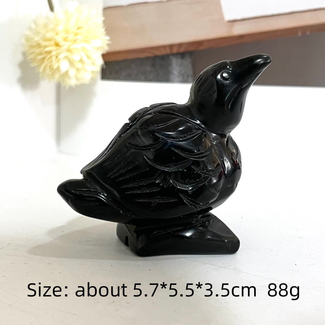 Obsidian Animals Crystal Dolphin Fish Shark Seal Frog Owl Bird Dog Healing Stone Home Decoration From IG Crystal