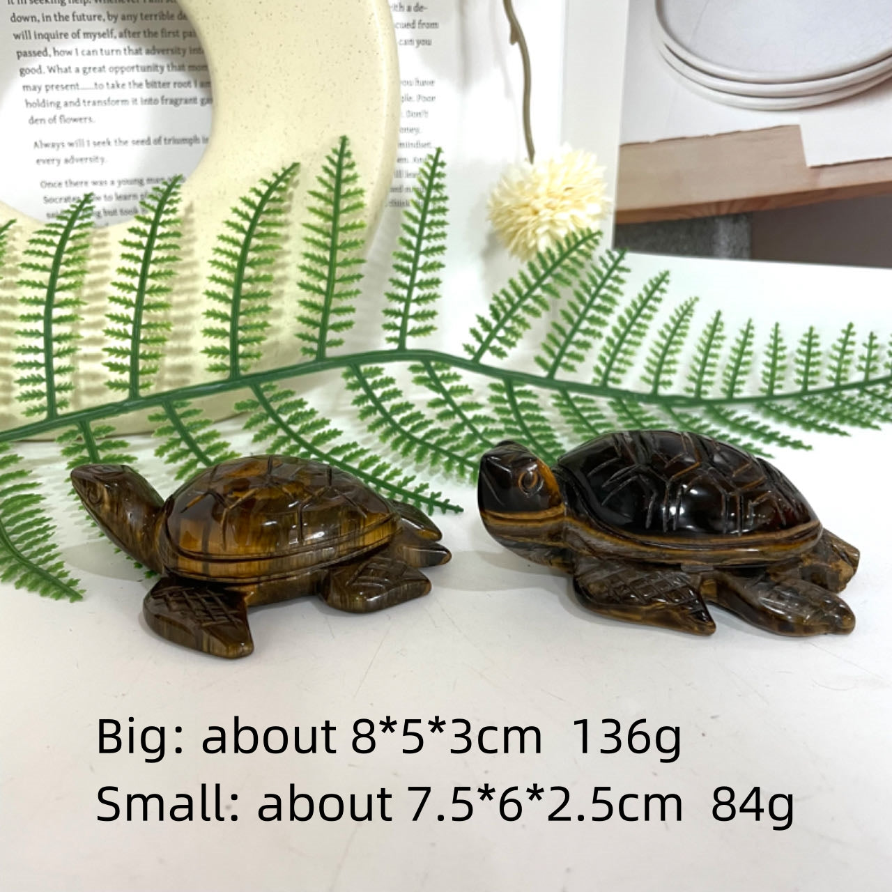 Small Yellow Tiger Eyes Animals Crystal Fish Dolphin Chicken Elephant Dinosaur Wolf Shark Tortoise Healing Stone Home Decoration From IG Crystal