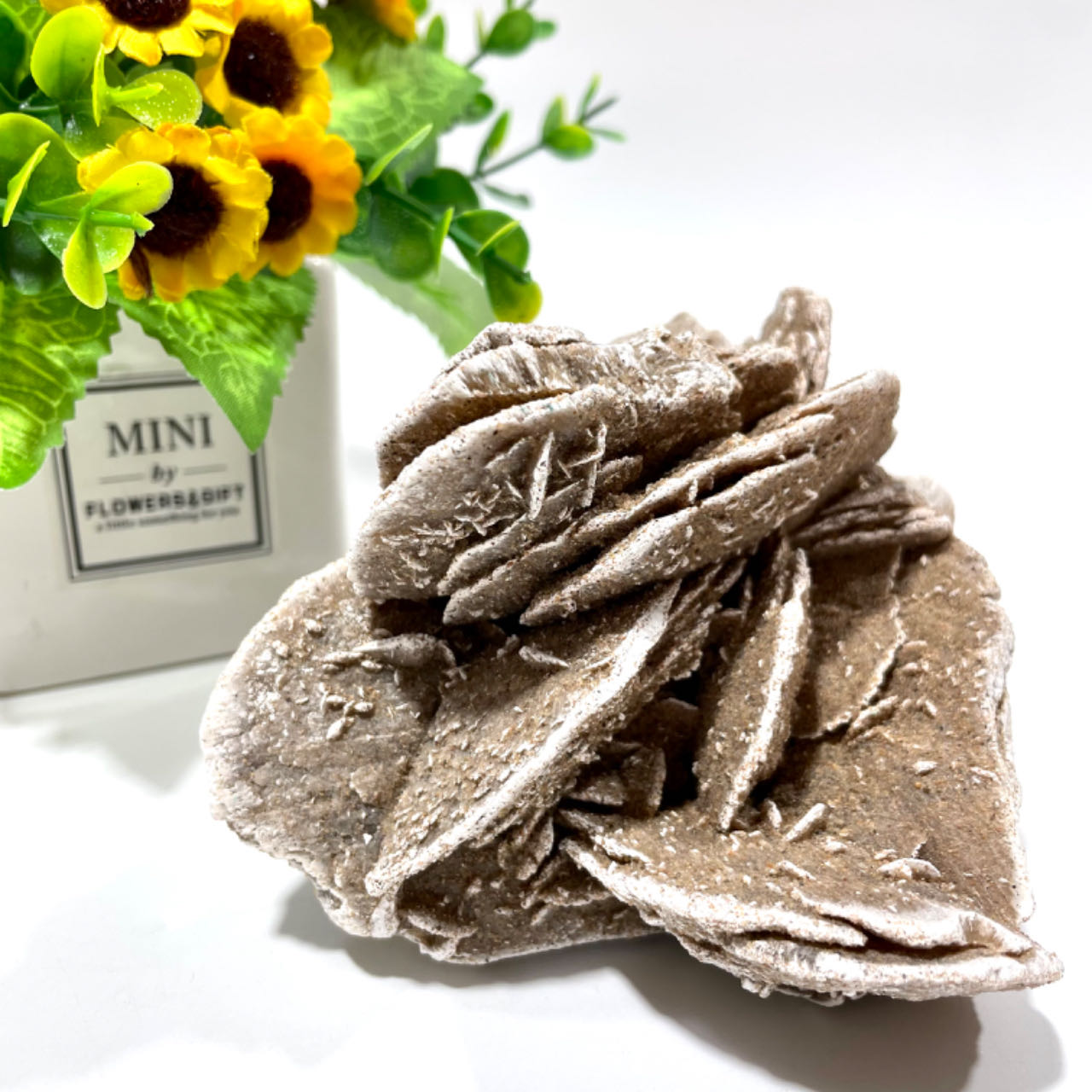 1 Count Desert Rose Cluster Natural Stone Gem Mining Chakra Balancing Reiki Healing Crystal Mystery Crystal Display Crystal Shopping Online Home Office Decor From IG Crystal