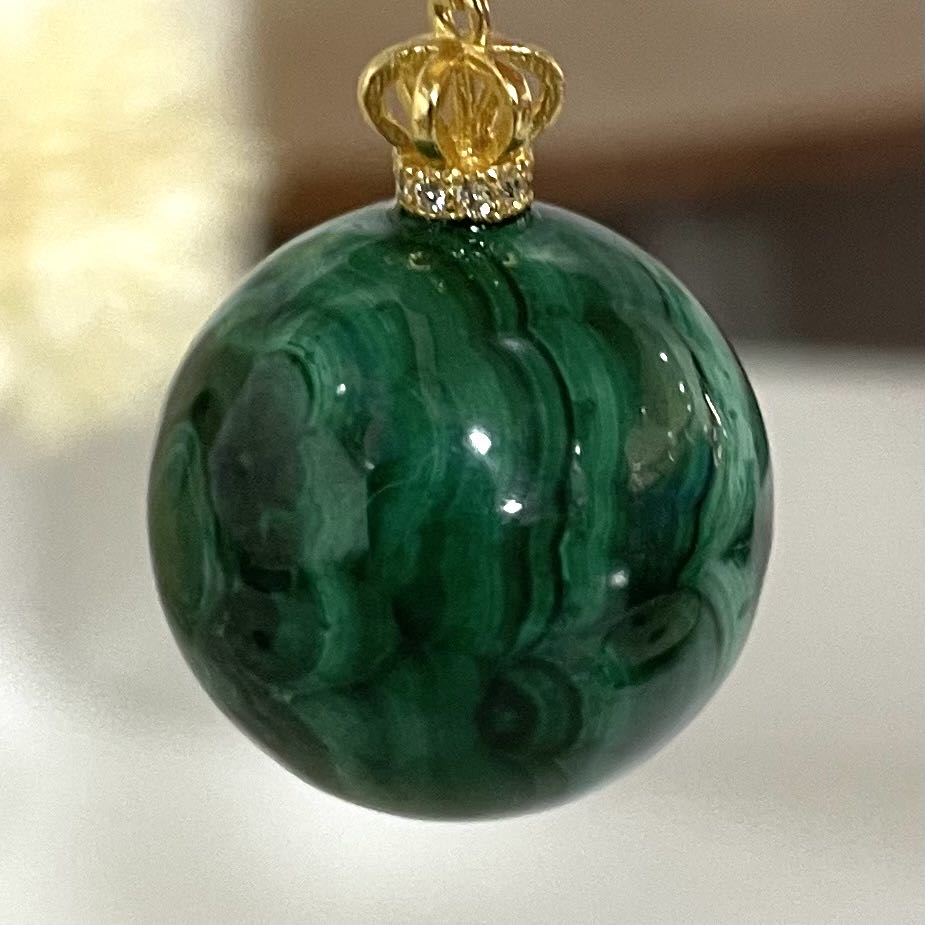 Malachite Jewelry Earrings Necklace Healing Stone for Women Fashion Jewelry From IG Crystal