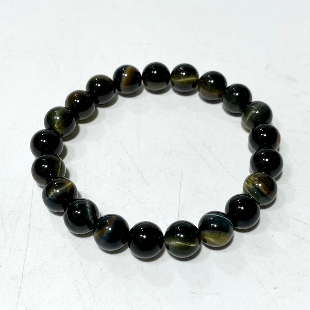 Black Blue Colourful Tiger Eye Bracelet Set 9mm 10mm 12mm Energy Healing Crystals Jewelry for Women DIY Bracelet From IG Crystal