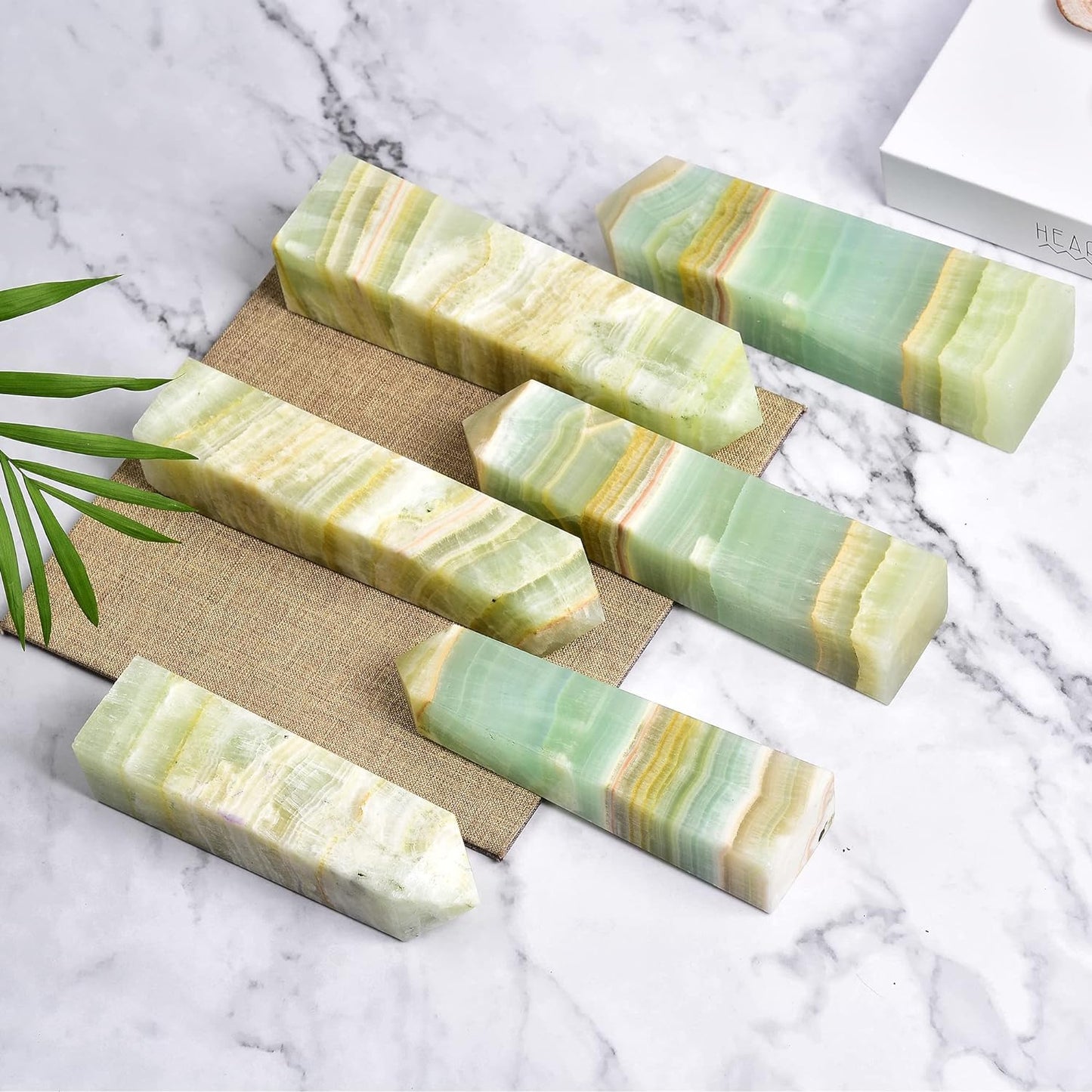 Crystal Wand Natural Caribbean Calcite Tetrahedral Column Single Point Crystal Tower Healing Crystal Decoration Gifts From IG Crystal