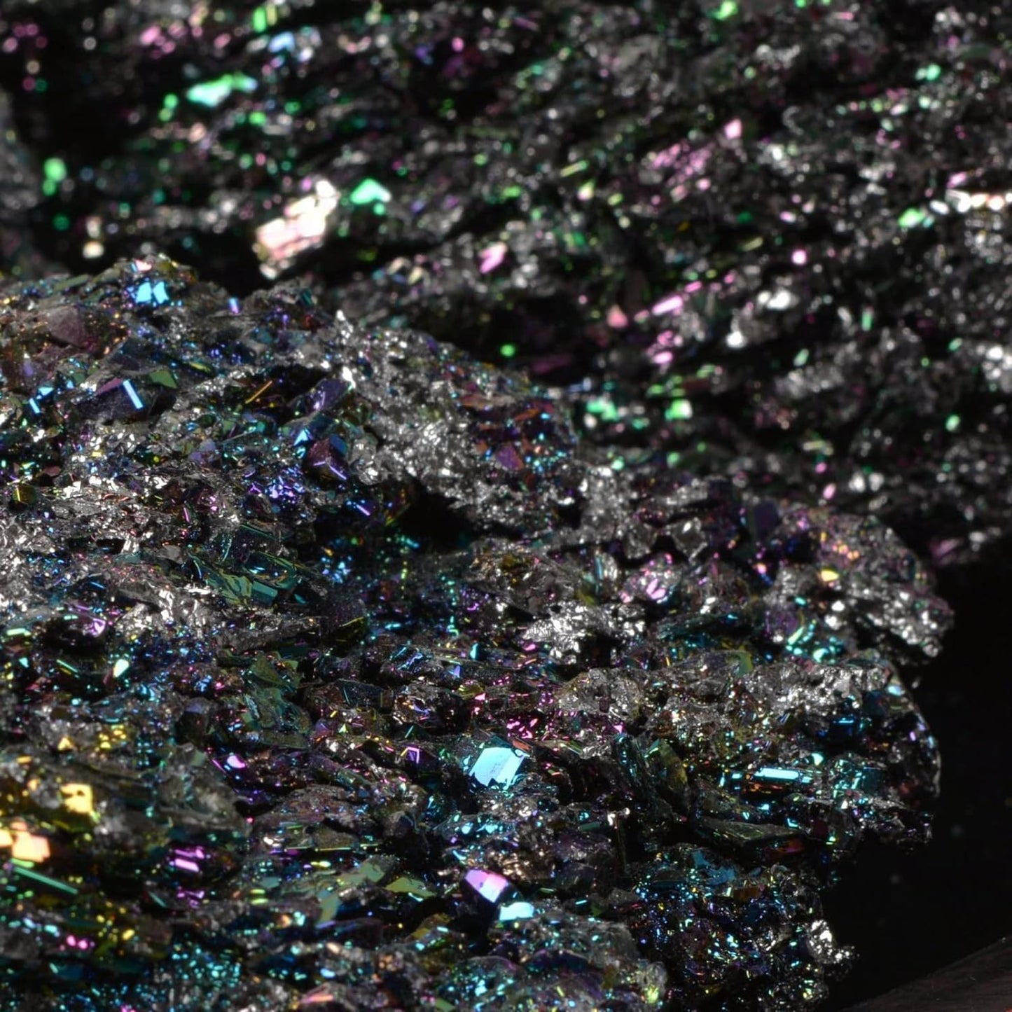 Rainbow Carborundum Silicon Carbide Mineral Crystal Specimen Healing Reiki Healing Stone From IG Crystal