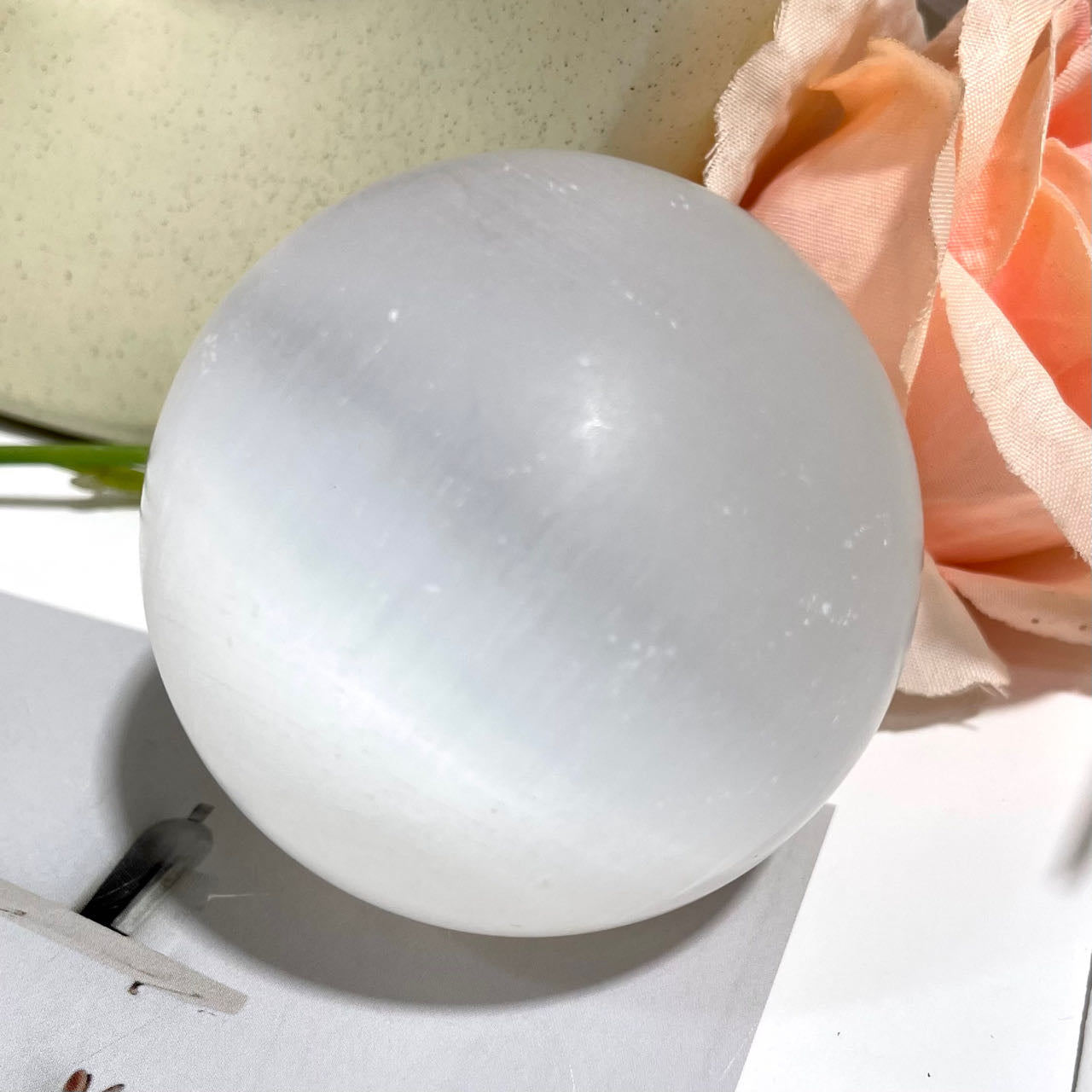Selenite Ball 60~80mm Healing Stone Home Decoration From IG Crystal