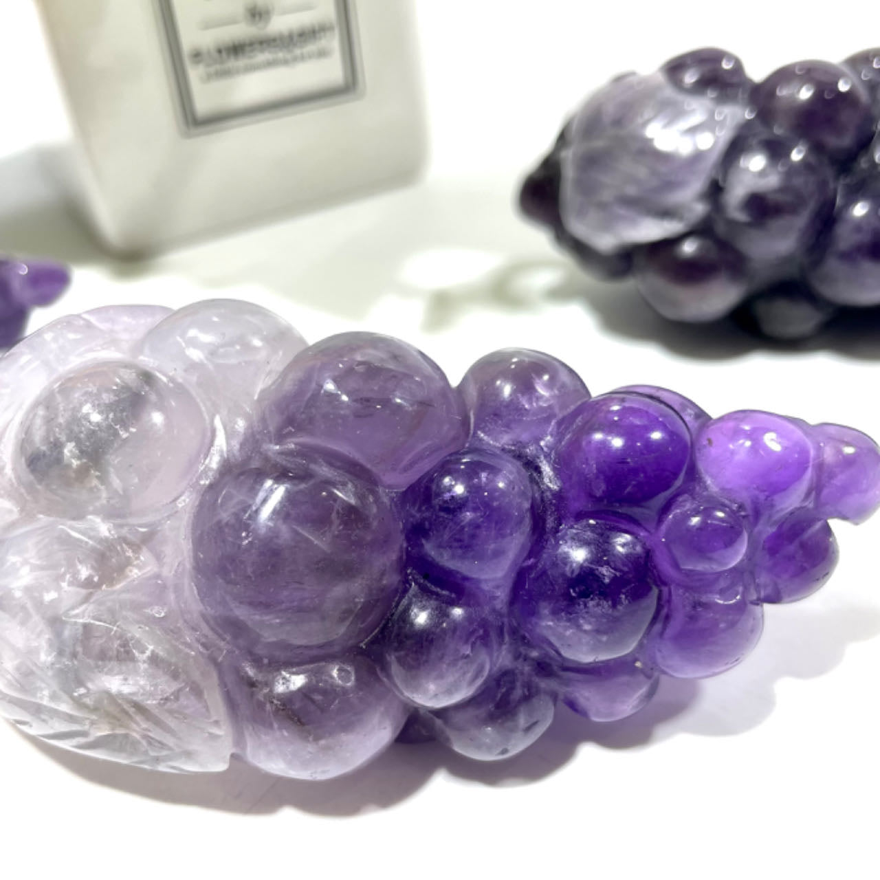 1 Count Amethyst Grapes Healing Crystal Gem Reiki Healing Home Decor Crystal Jewelry Shop Pretty Crystals From IG Crystal