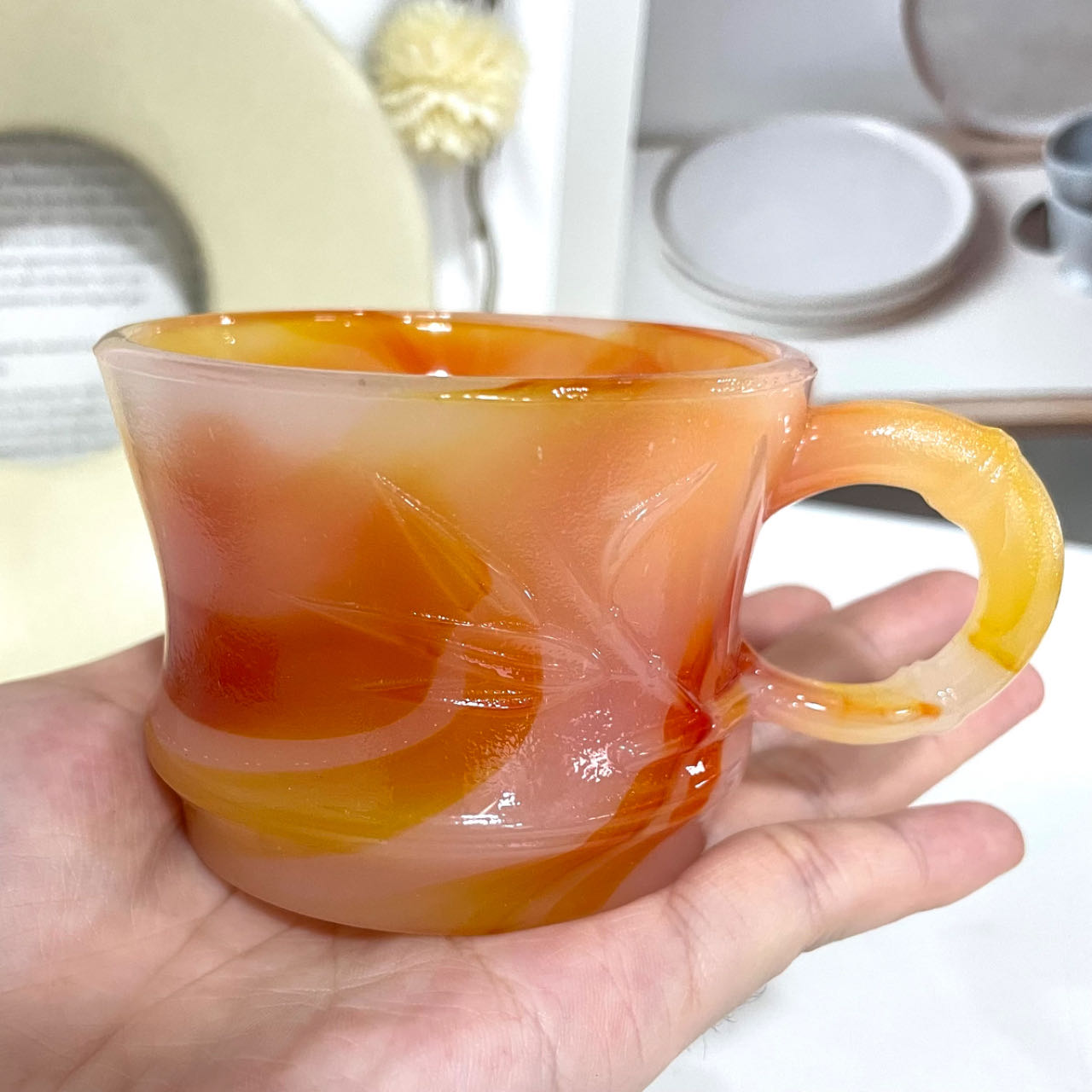 Red Fire Quartz Cups 4 Counts Set Drinking Cup Kitchen Supplies Healing Stone Home Decoration From IG Crystal