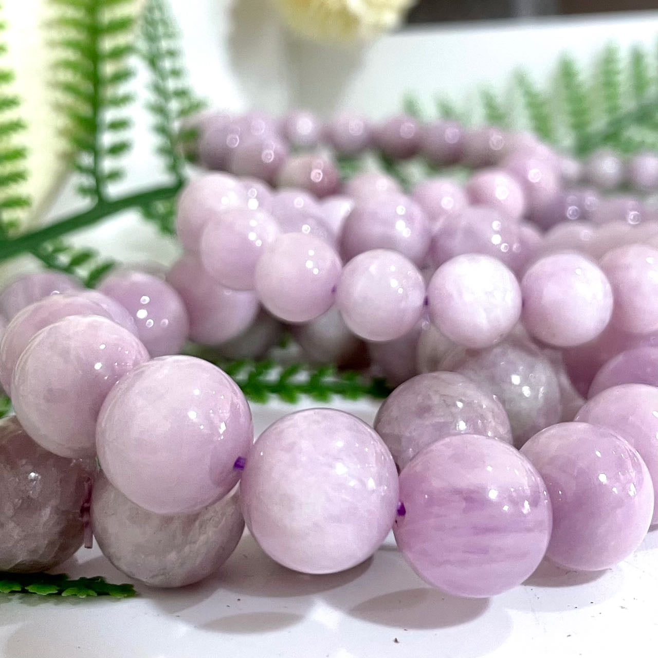 Kunzite Bracelet 9~14mm Energy Healing Crystals Jewelry for Women DIY Bracelet From IG Crystal