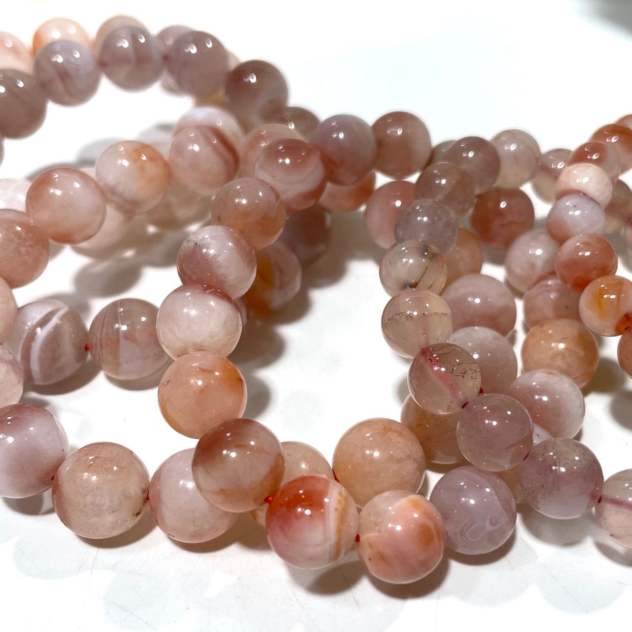 Red Carnelian Agate Bracelets 8~13mm Natural Crystals Healing Stones Crystal Jewelry Shop Pretty Crystals From IG Crystal