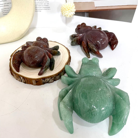 Spider Crystal Ocean Jasper Green Aventurine Healing Stone From IG Crystal