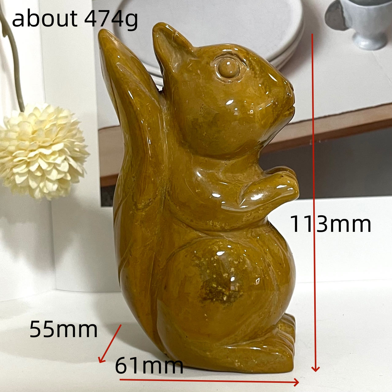 Ocean Jasper Rabbit Snapping Turtle Crocodile Groundhog French Bulldog Bear Owl Squirrel Crystal From IG Crystal