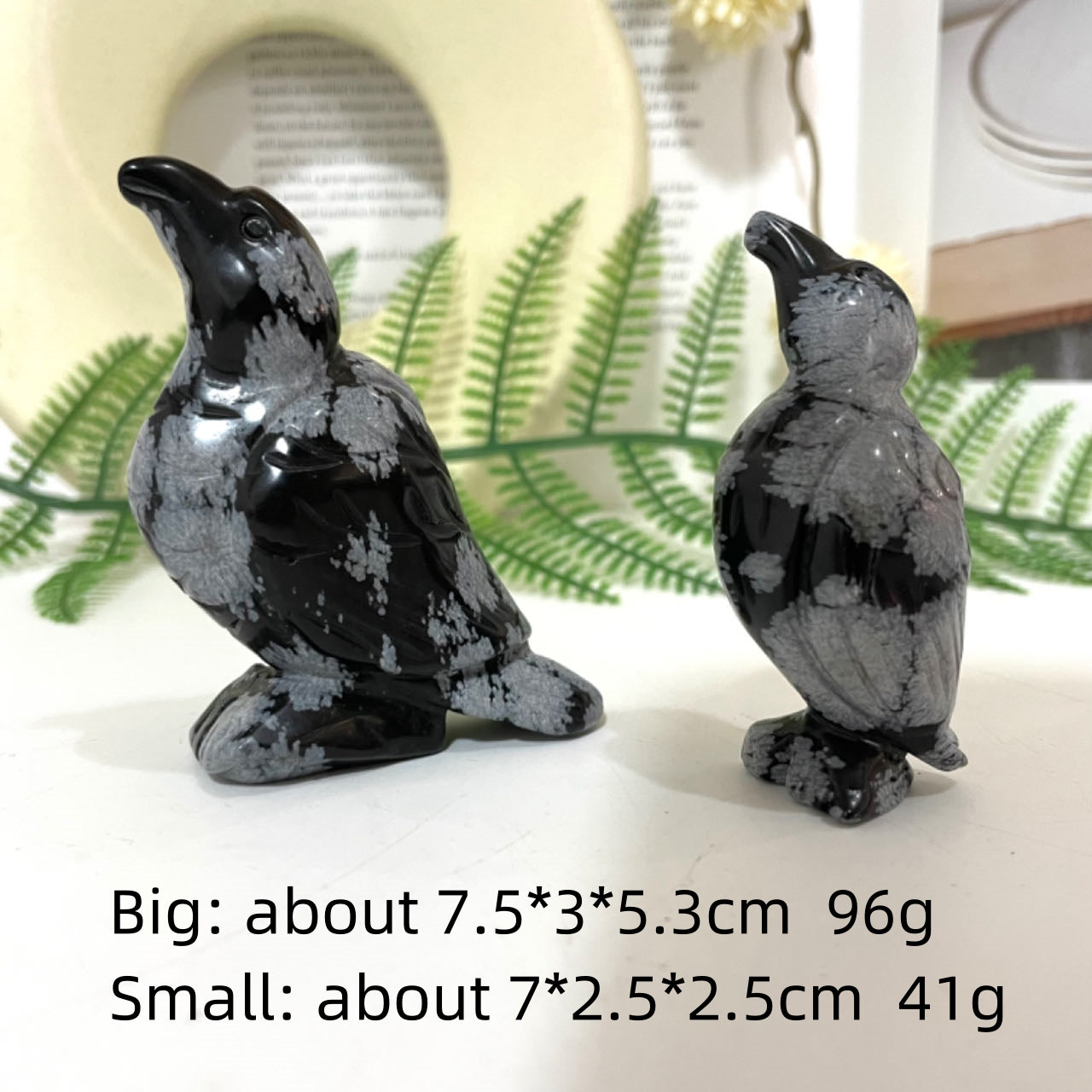 Snow Flake Obsidian Animals Crystal Turtle Dog Rabbit Frog Dolphin Fish Shark Bird Crocodile Owl Seal Healing Stone From IG Crystal