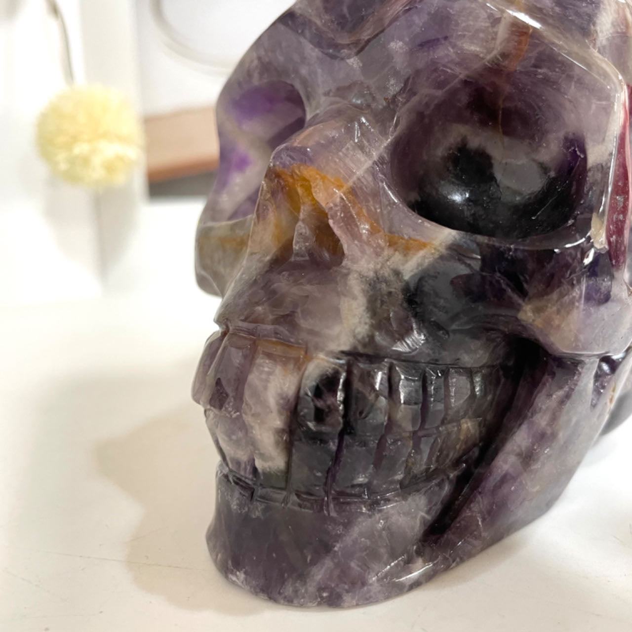 Amethyst Skull Crystal Healing Crystal From IG Crystal