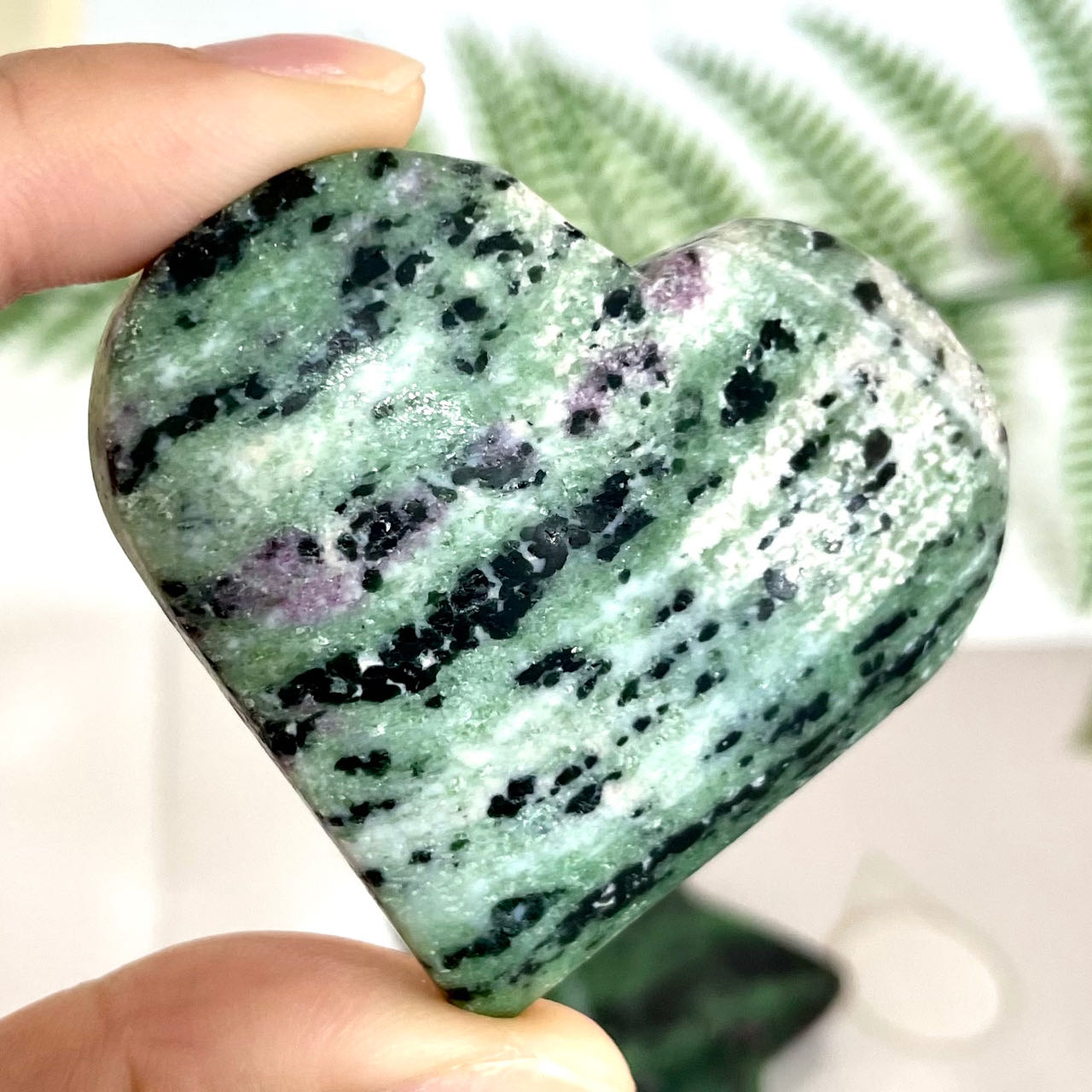 8 Counts Epidote Crystal Star Heart Shaped Crystal Healing Crystal Home Decoration From IG Crystal
