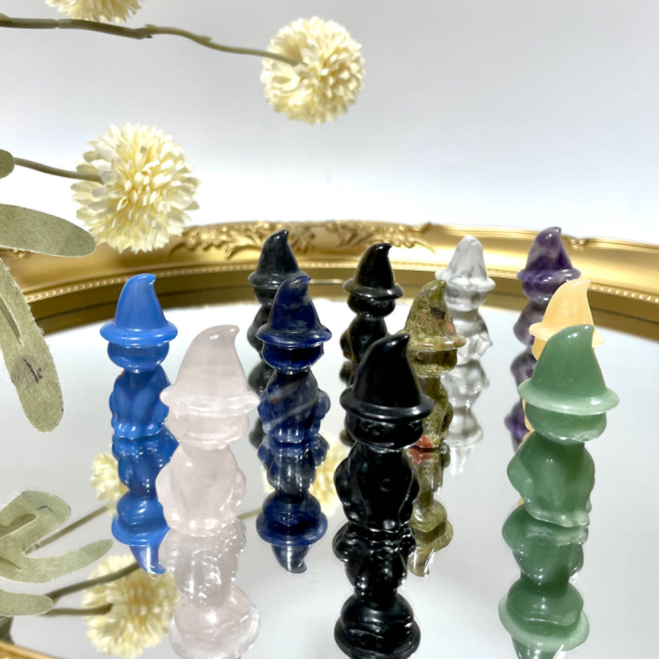3 Counts Various Materials Halloween Ghost Cat Crystal Carving Healing Crystal Gem Reiki Healing Home Decor Crystal Jewelry Shop Pretty Crystals From IG Crystal