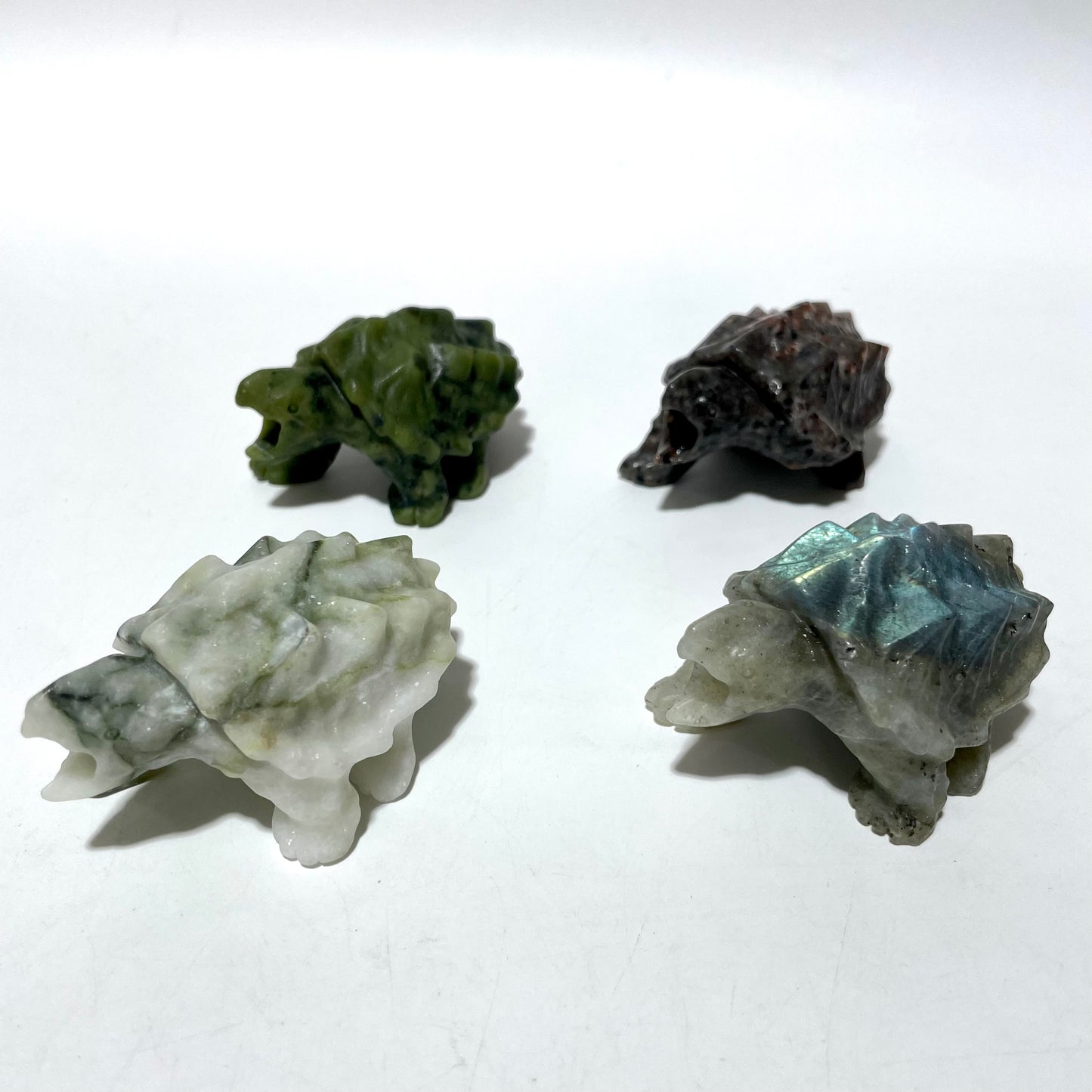 3 Counts Different Materials Snapping Turtle Crystal Carving Natural Stone Gem Mining Chakra Balancing Reiki Healing Crystal Mystery Crystal Display Crystal Shopping Online Home Office Decor From IG Crystal