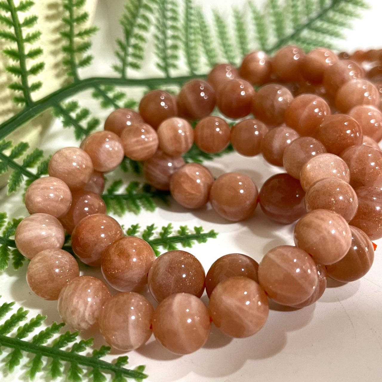 Sunstone Bracelet 7~12mm Energy Healing Crystals Jewelry for Women DIY Bracelet From IG Crystal
