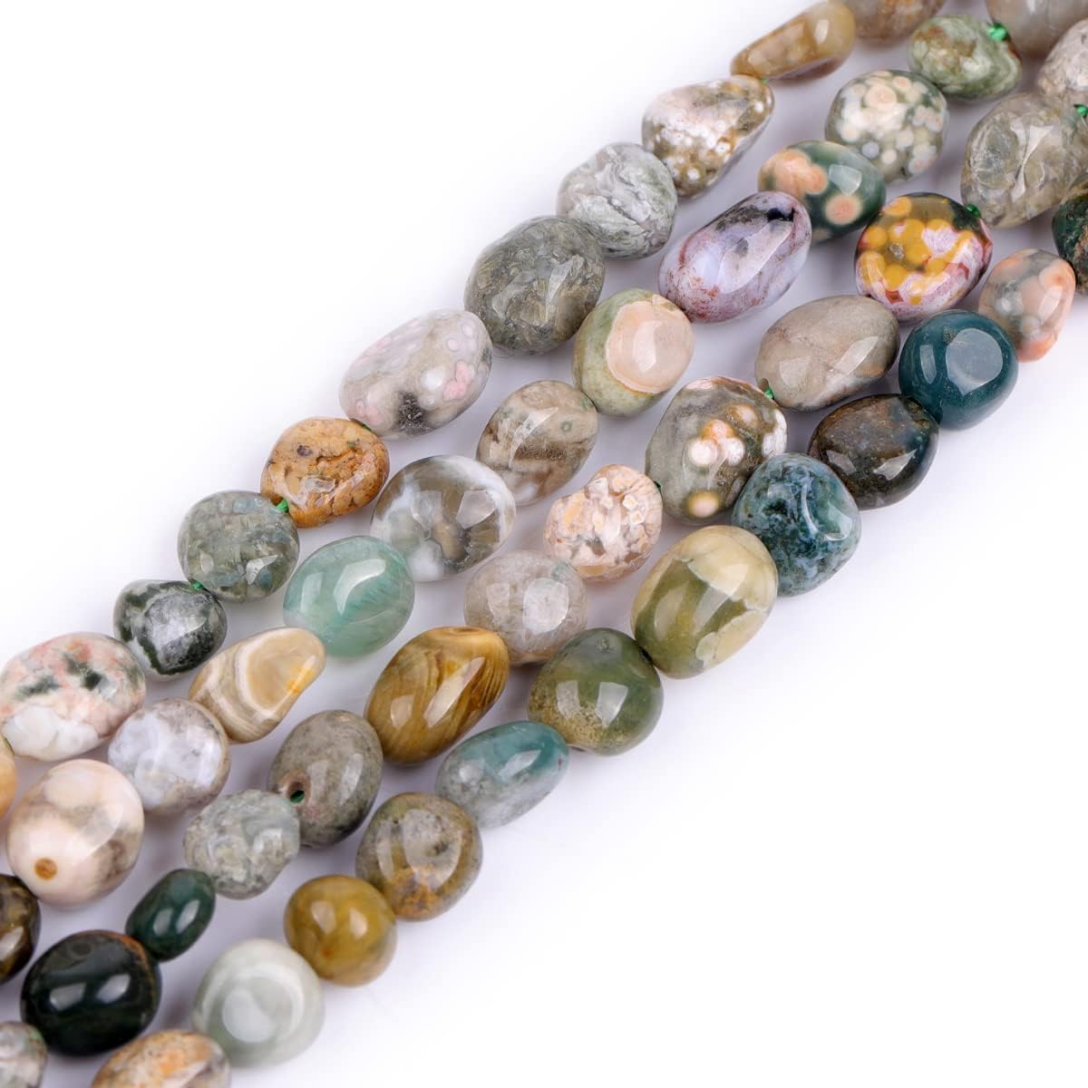 DIY 8mm 100 Counts Beads With Spacer Needle Black Onyx Agate Lepidolite Prehnite Lemon Jade Turquoise Yellow Tiger Eye Rose Quartz Red Jasper Moss Agate Amethyst Black Obsidian Original Natural Stone Beads Gemstone Round Loose Beads From IG Crystal