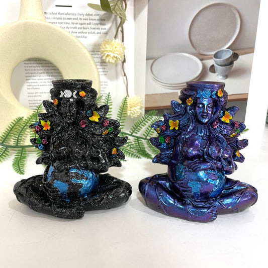2PCS Stands Black Blue Healing Stone Home Decoration For Crystal Ball From IG Crystal