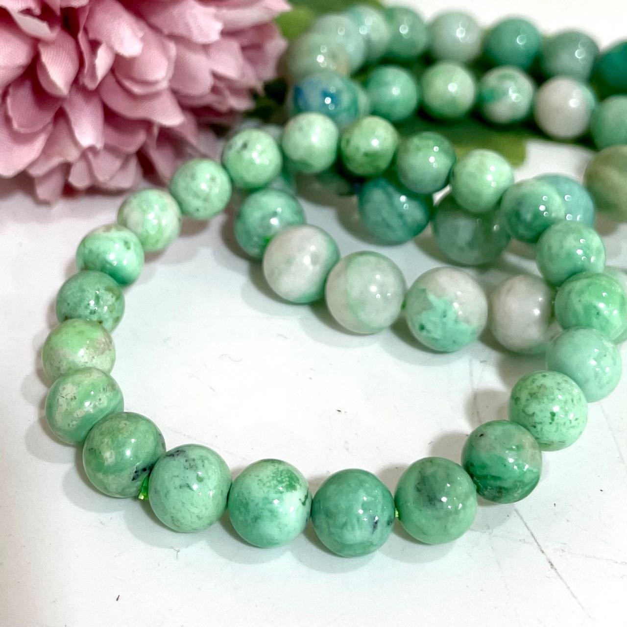 Lasionite Bracelet 11mm 10mm 8mm Energy Healing Crystals Jewelry for Women DIY Bracelet From IG Crystal