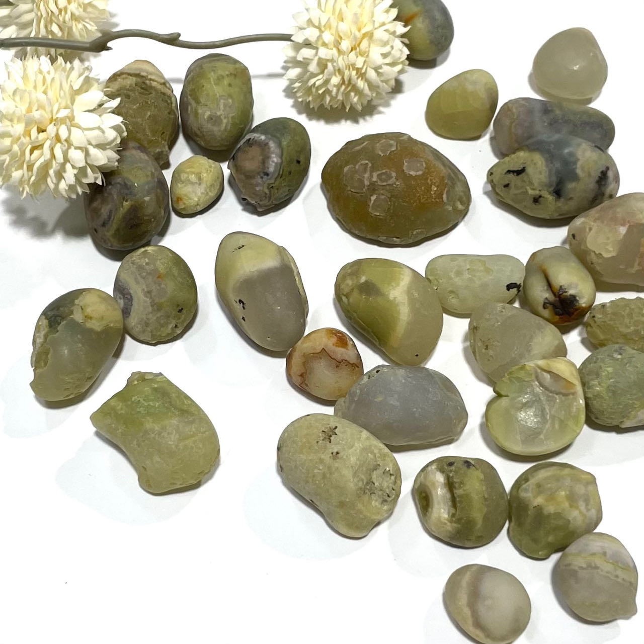 400g Sky Eye Agate Irregular Healing Stone Home Decoration From IG Crystal