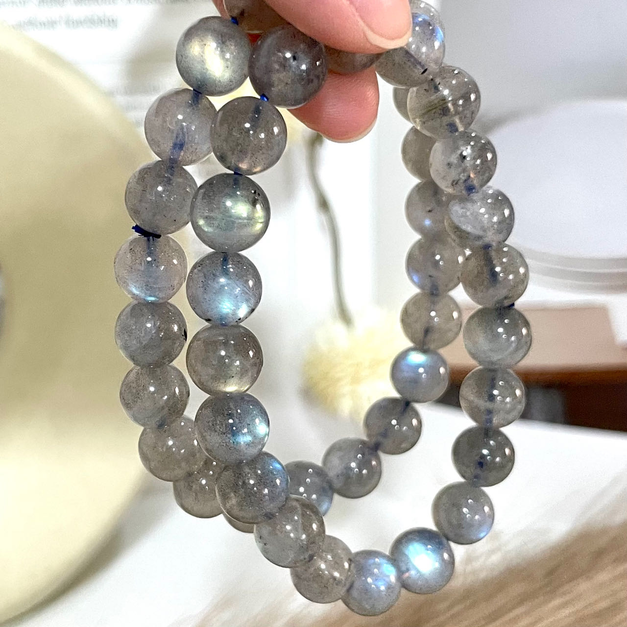 Moonstone Bracelet 7~9mm Energy Healing Crystals Jewelry for Women DIY Bracelet From IG Crystal