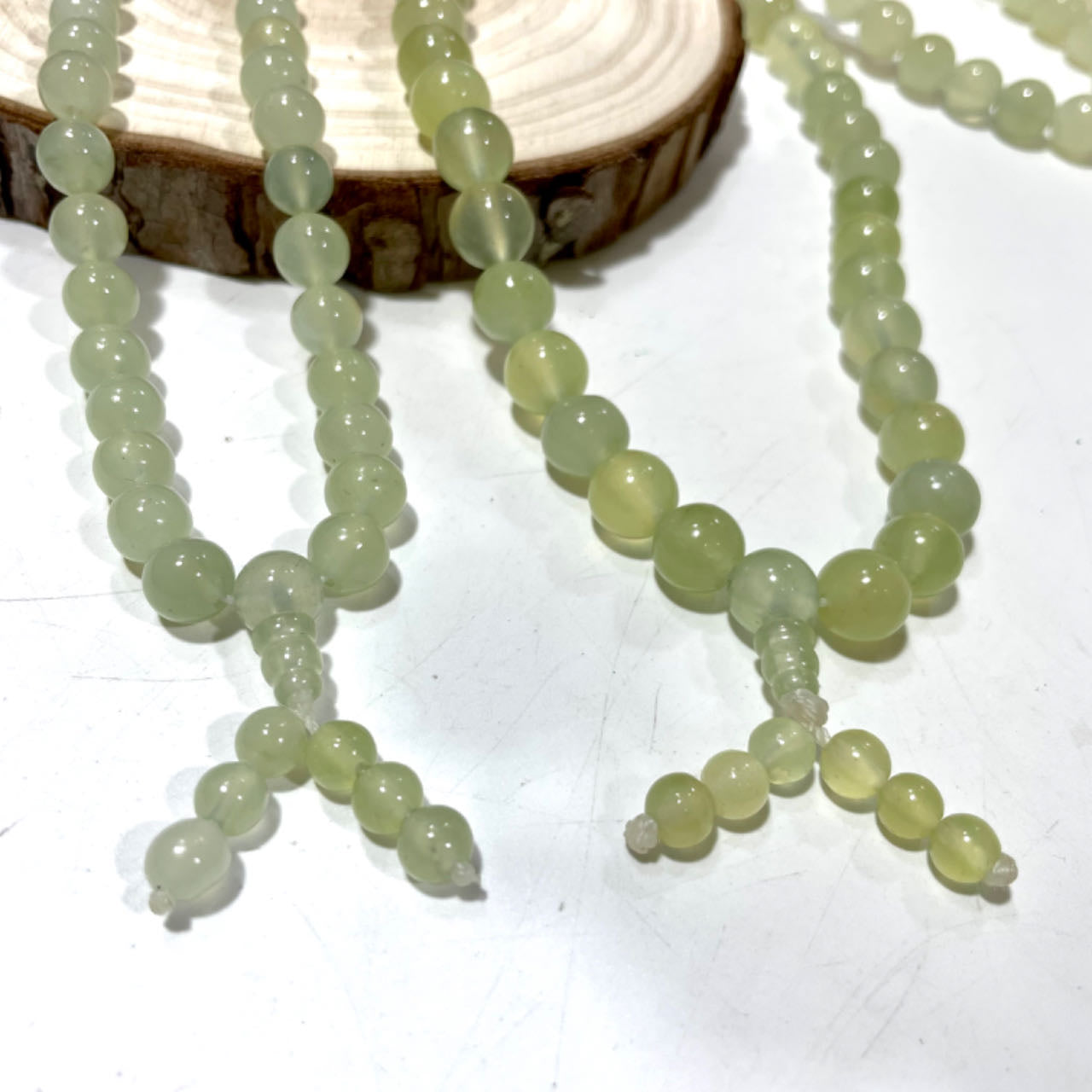 Afghanistan White Jade Necklace 8mm 10mm Natural Crystals Healing Stones Crystal Jewelry Shop Pretty Crystals From IG Crystal