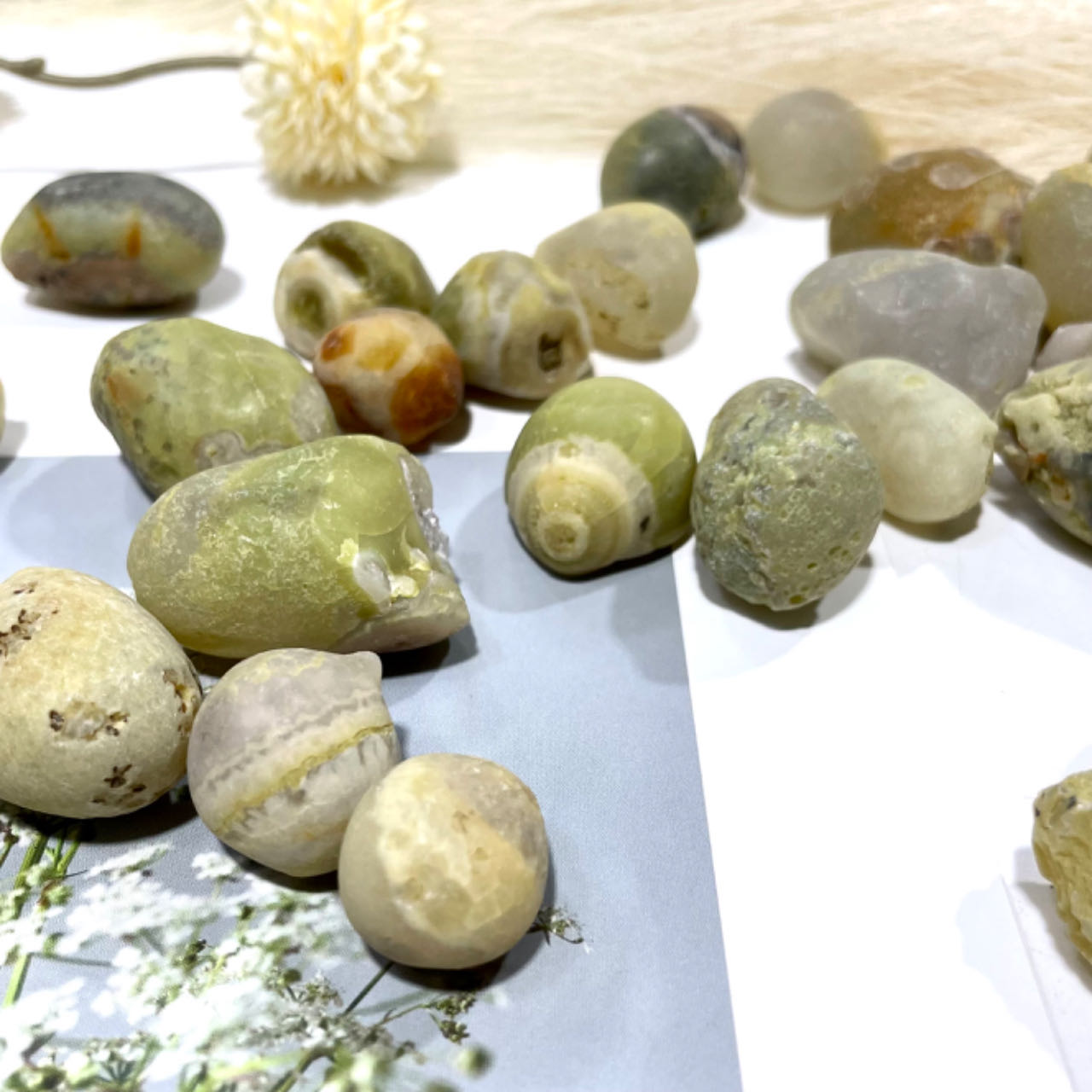 400g Sky Eye Agate Irregular Healing Stone Home Decoration From IG Crystal