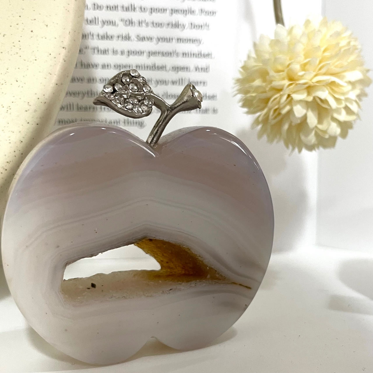 Apple Agate High Quality Natural Crystals (Stochastic 7pc) From IG Crystal