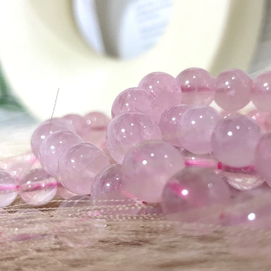 Rose Quartz Bracelet 8mm 10mm Energy Healing Crystals Jewelry for Women DIY Bracelet From IG Crystal