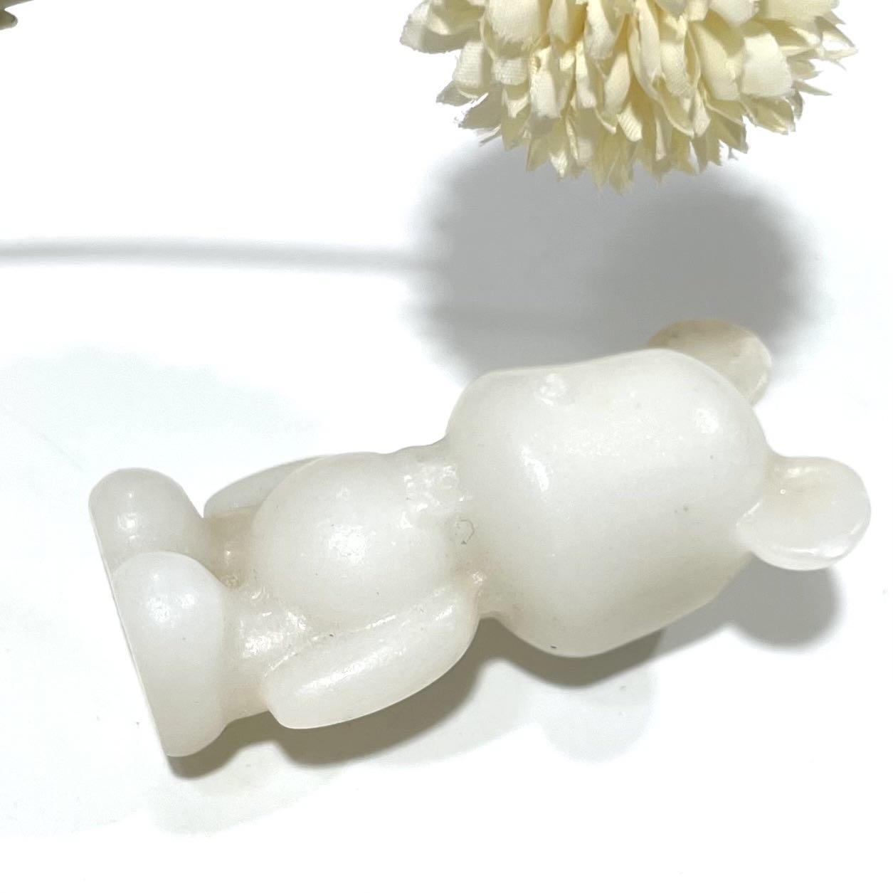 3 Counts Different Materials Gloomy Bear Crystal Yellow Calcite Black Obsidian Healing Crystal Home Decoration From IG Crystal