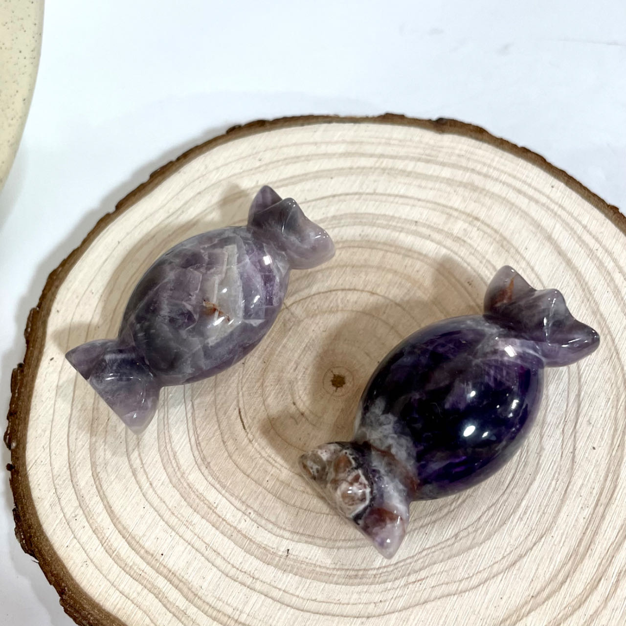 4 Counts Amethyst Candy Crystal Healing Stone Home Decoration From IG Crystal