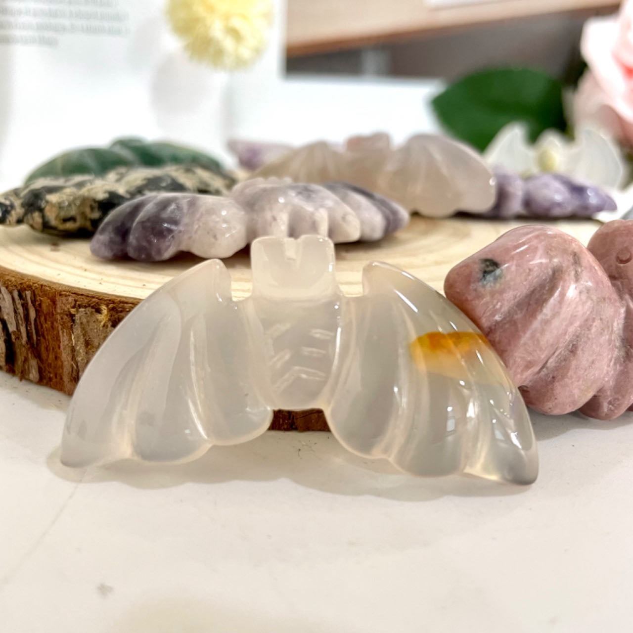 Different Maerail Bat High Quality Natural Crystals Set (Stochastic 5pc) From IG Crystal