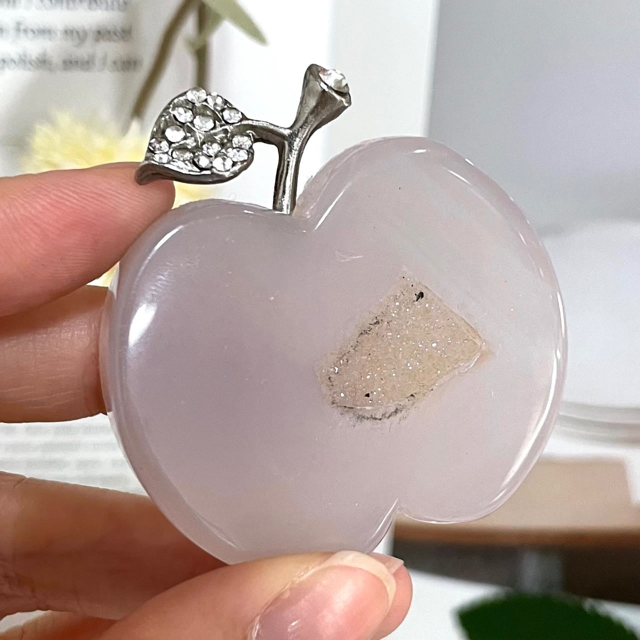 Apple Agate High Quality Natural Crystals (Stochastic 7pc) From IG Crystal