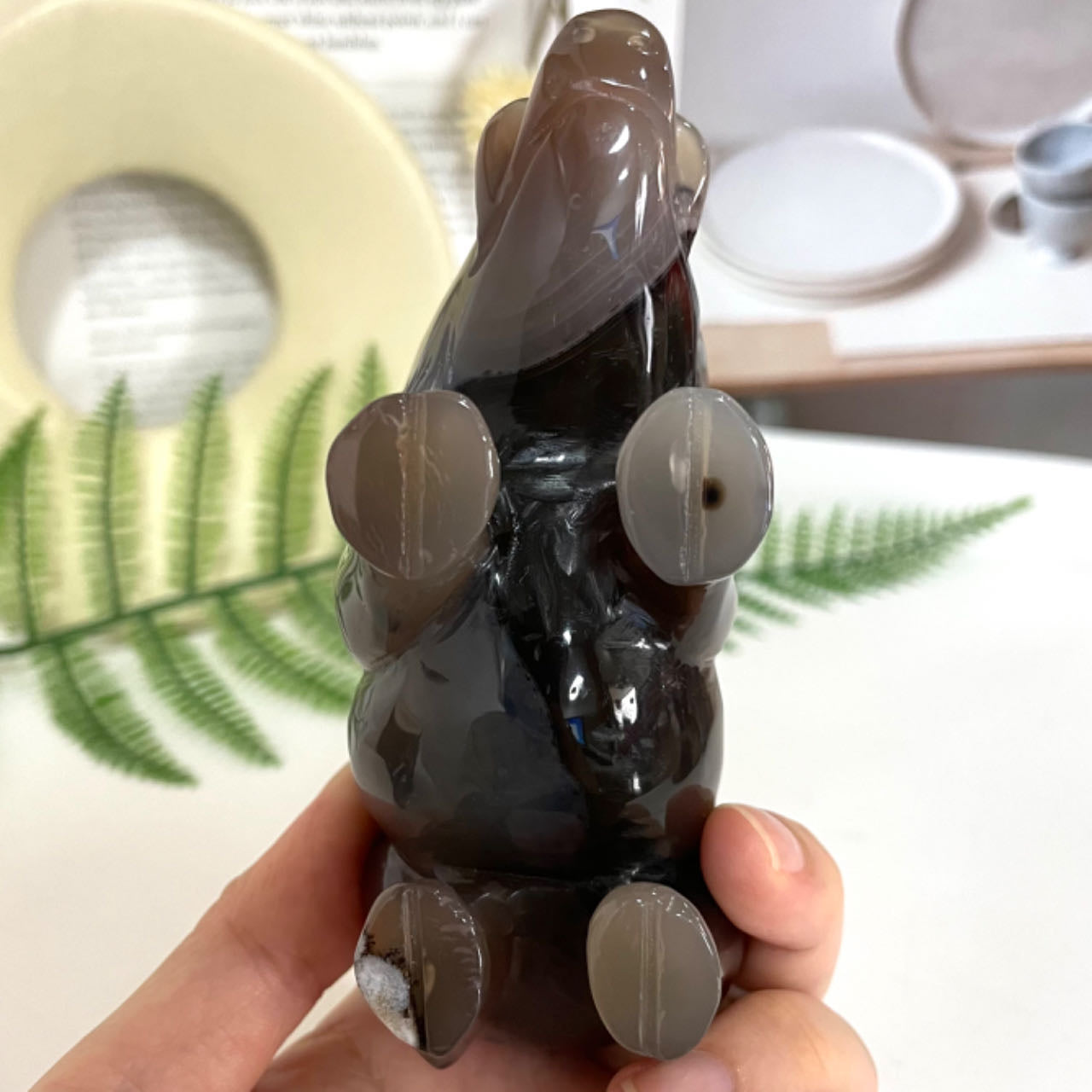 1PCS Wild Boar Druzy Natural Raw Geode Agate Healing Stone Home Decoration From IG Crystal
