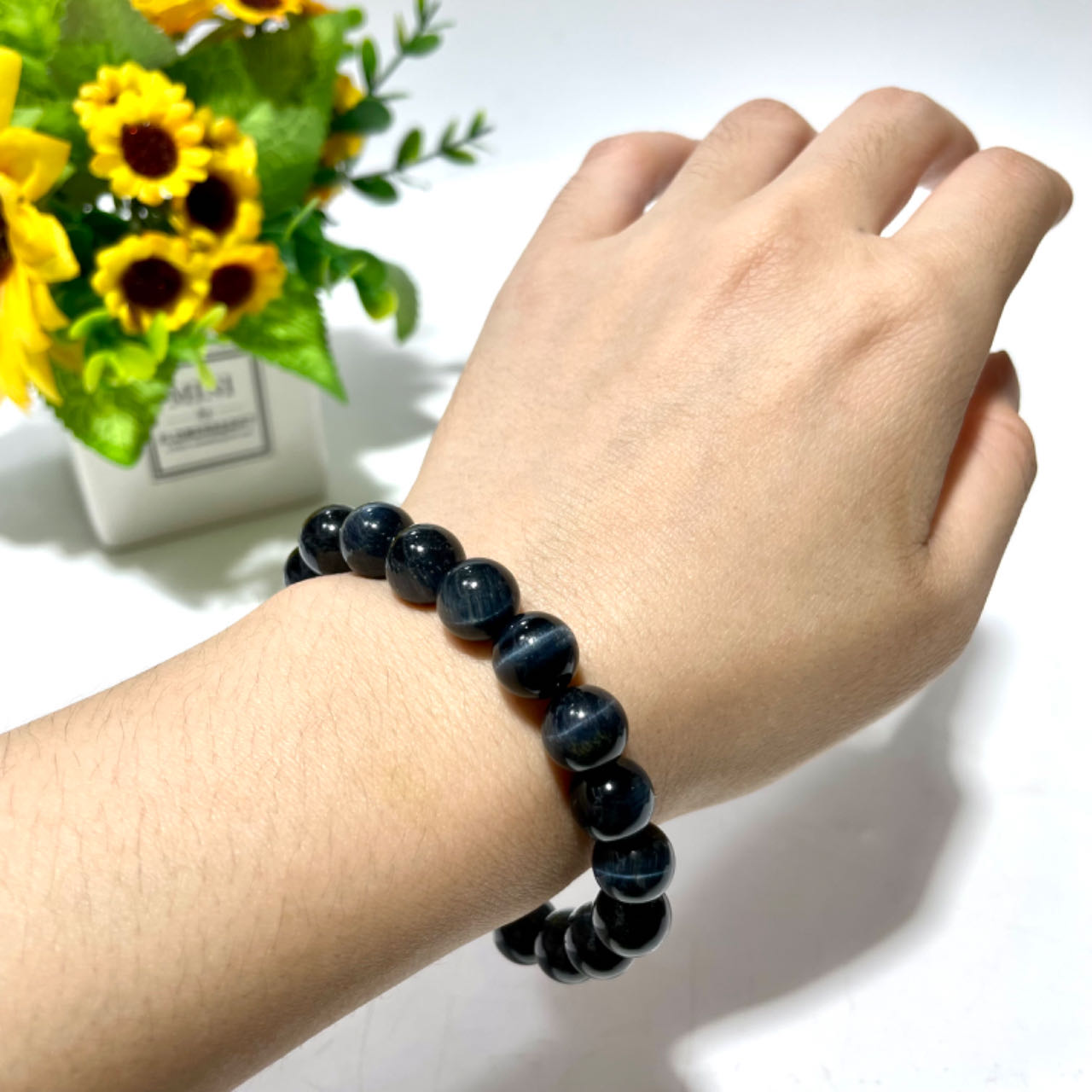 Black Blue Colourful Tiger Eye Bracelet Set 9mm 10mm 12mm Energy Healing Crystals Jewelry for Women DIY Bracelet From IG Crystal