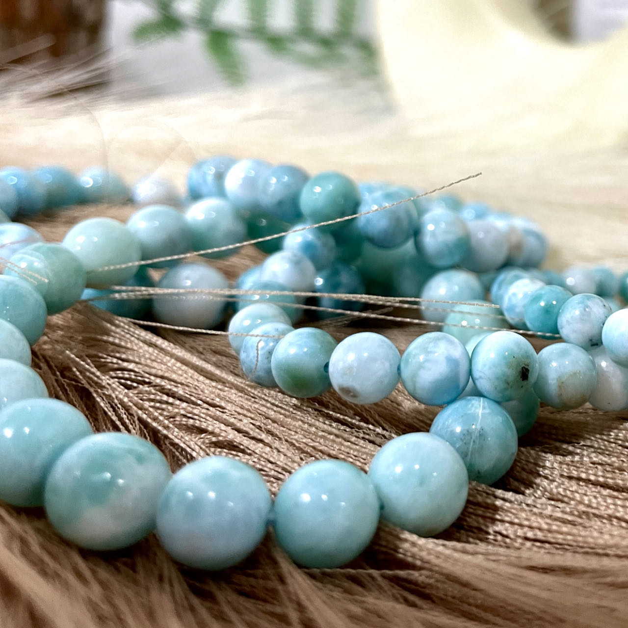 Larimar Bracelet 6mm 7mm 8mm 9mm 10mm Energy Healing Crystals Jewelry for Women DIY Bracelet From IG Crystal