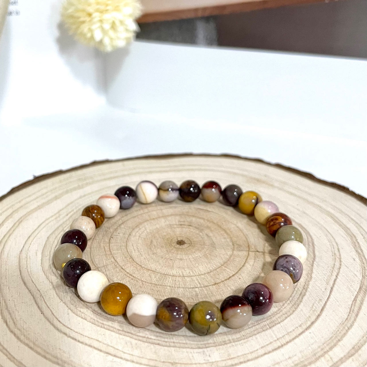 Moonkaite Jasper Bracelet 6~10mm Energy Healing Crystals Jewelry for Women DIY Bracelet From IG Crystal