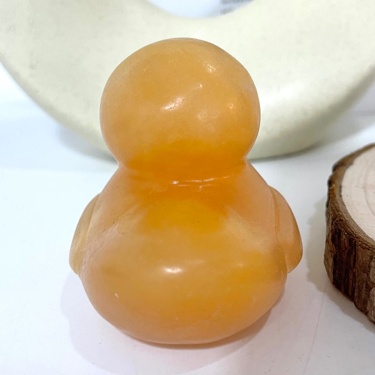 2 / 7PCS Yellow Calcite Small Yellow Duck Crystal Healing Stone From IG Crystal