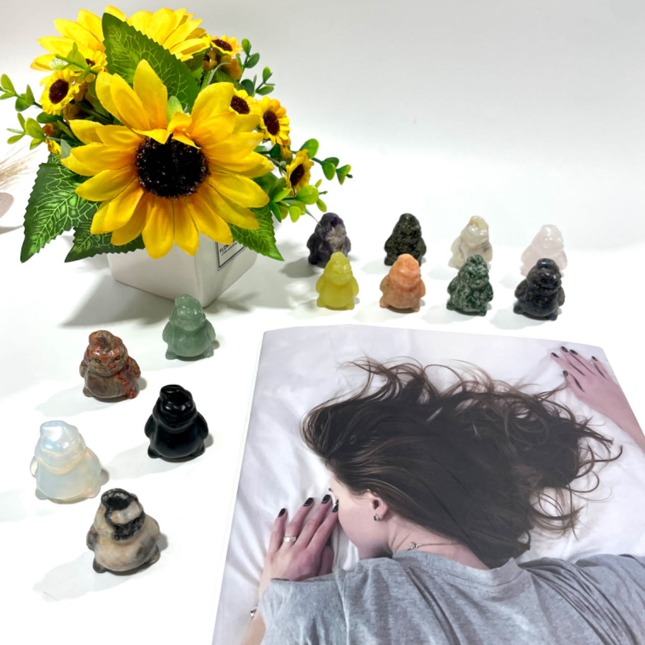 3 Counts Halloween Boogie Crystal Carving Healing Crystal Gem Reiki Healing Home Decor Crystal Jewelry Shop Pretty Crystals From IG Crystal