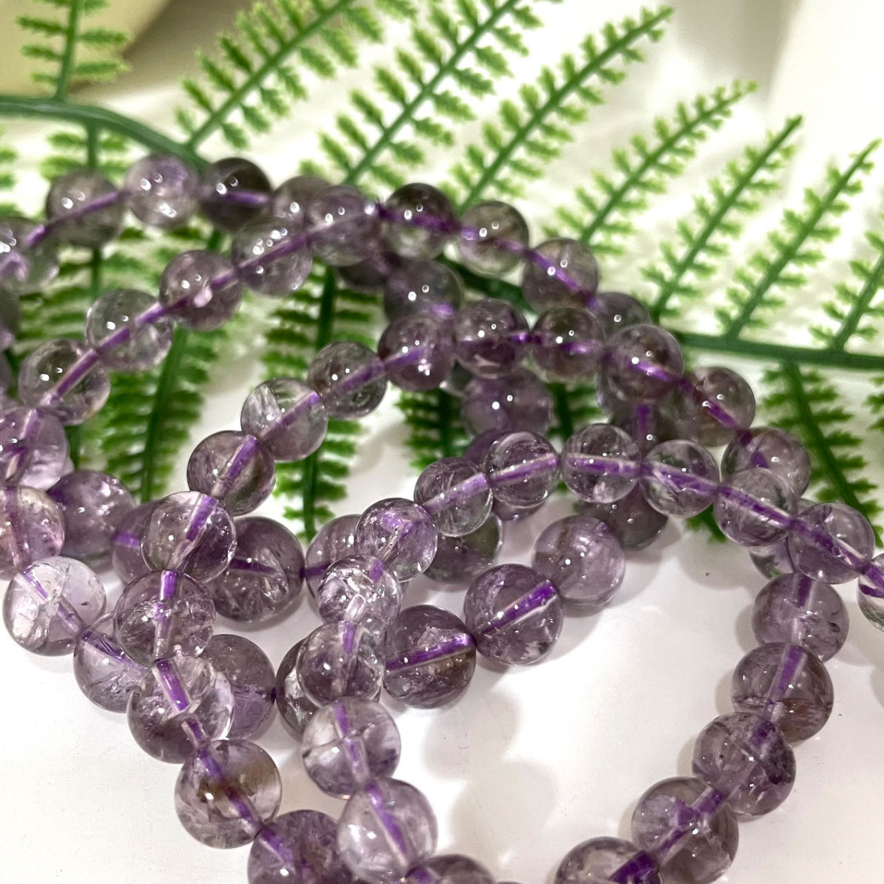 Amethyst Quartz Bracelet 7~12mm Energy Healing Crystals Jewelry for Women DIY Bracelet From IG Crystal