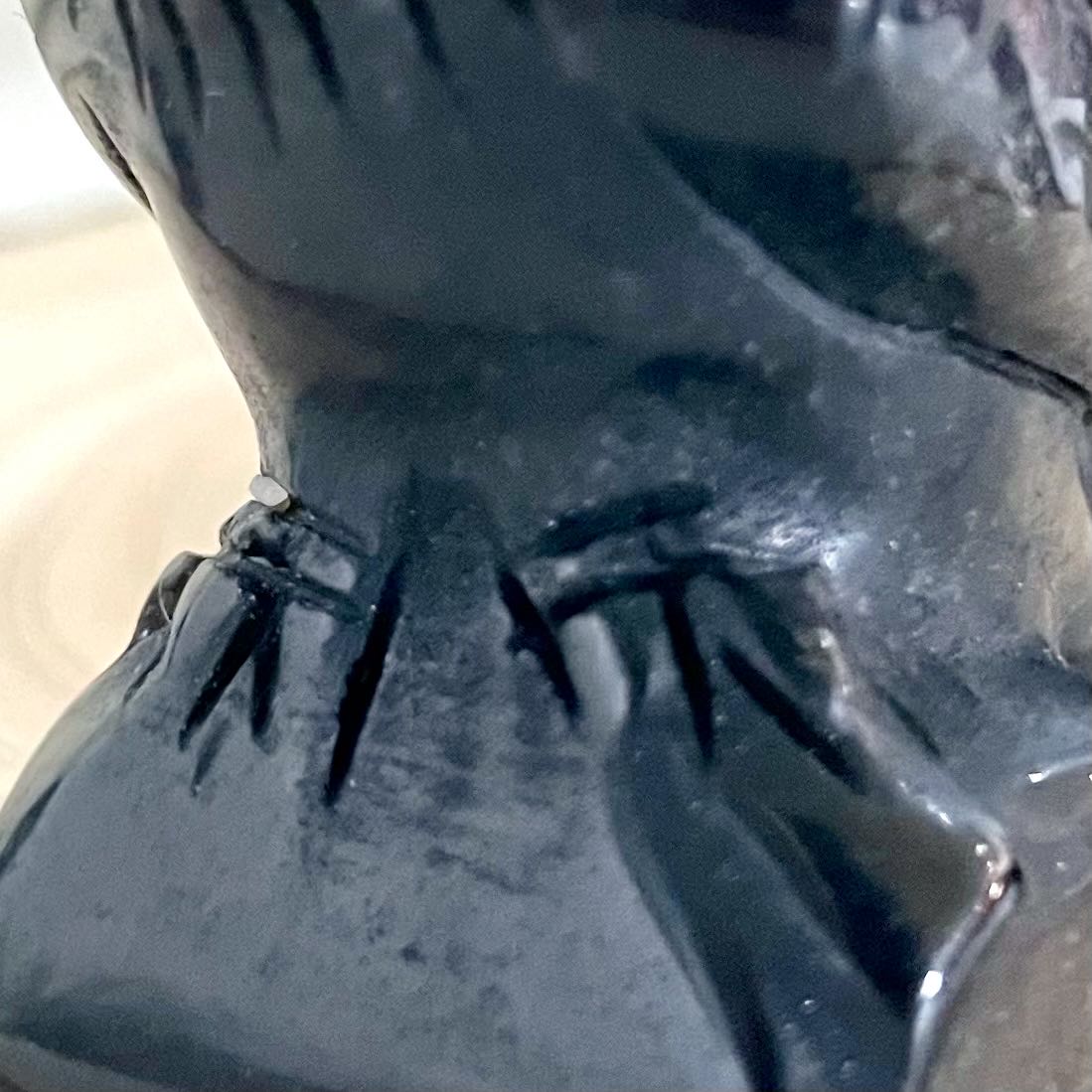 Black Obsidian Crow Crystal Healing Stone Home Decoration Stochastic 2PCS From IG Crystal