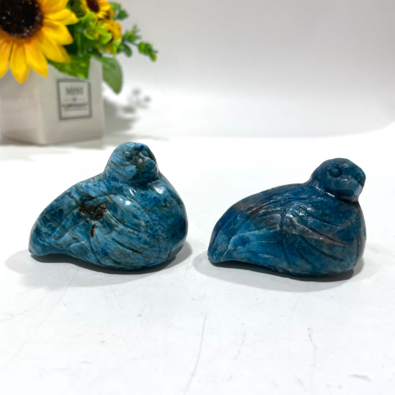 Blue Apatite Bird Crystal Carving Healing Crystal Gem Reiki Healing Home Decor Crystal Jewelry Shop Pretty Crystals From IG Crystal